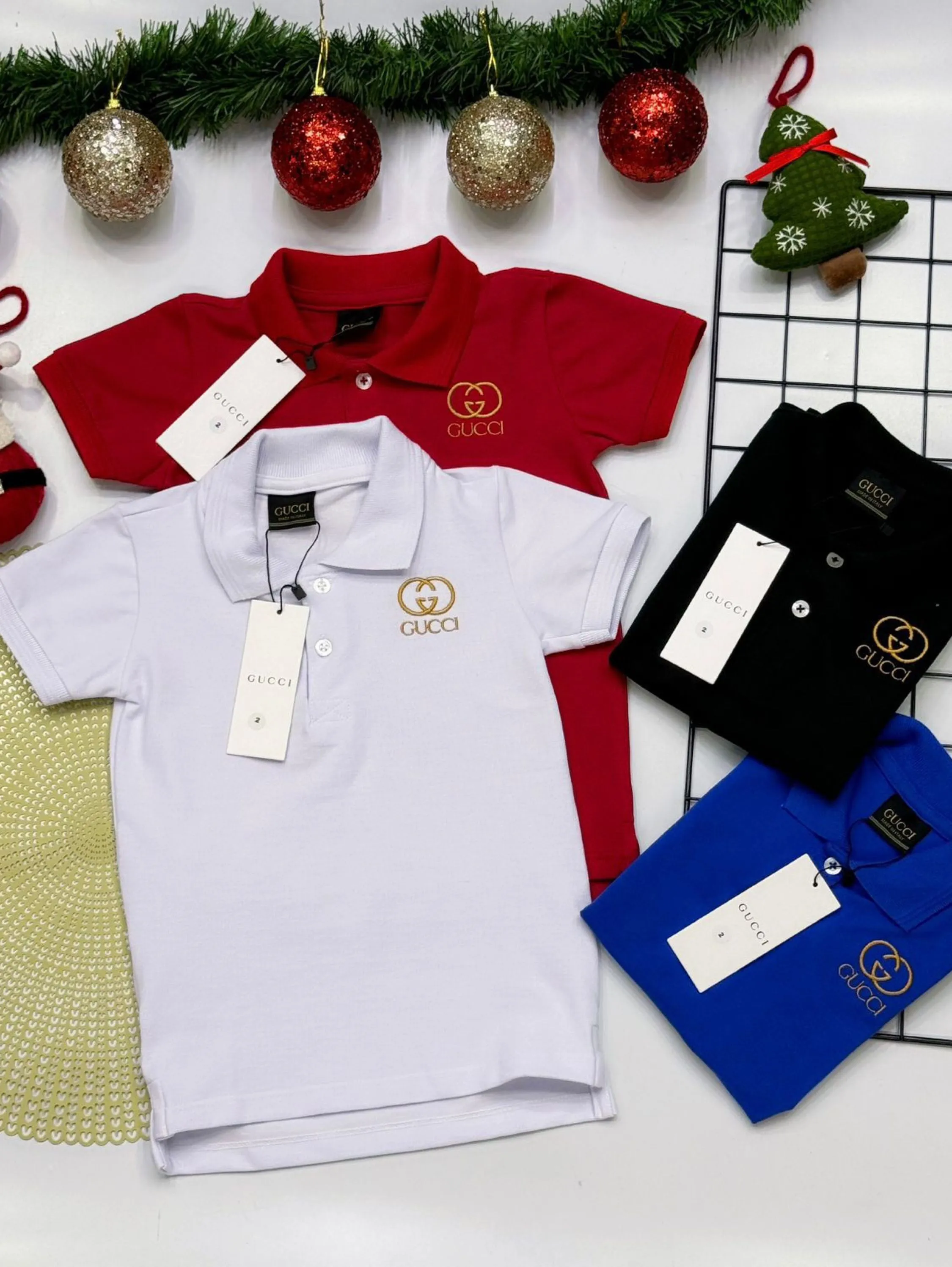 Camiseta polo Gucci infantil /juvenil pique elastano