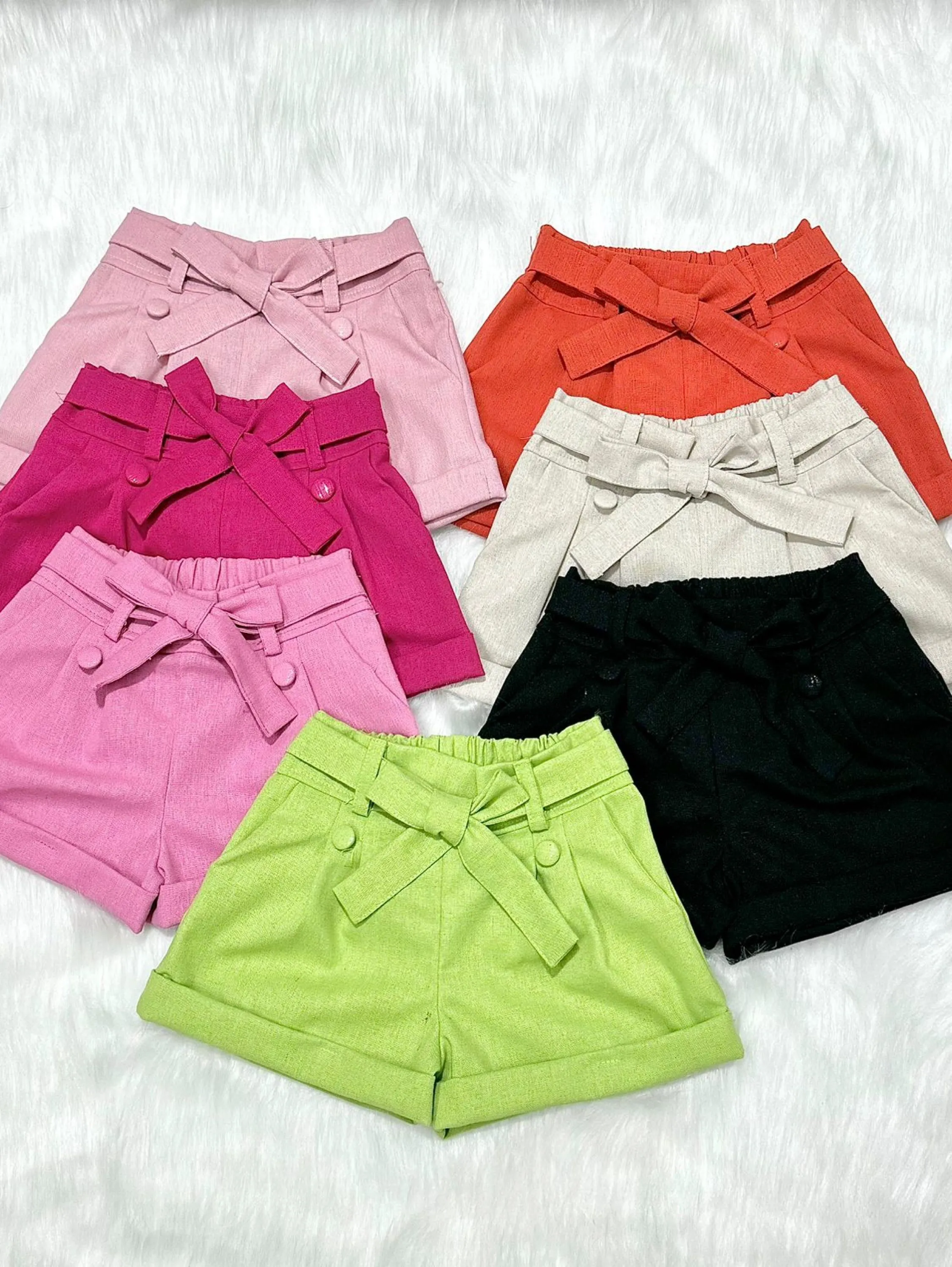 Shorts linho infantil