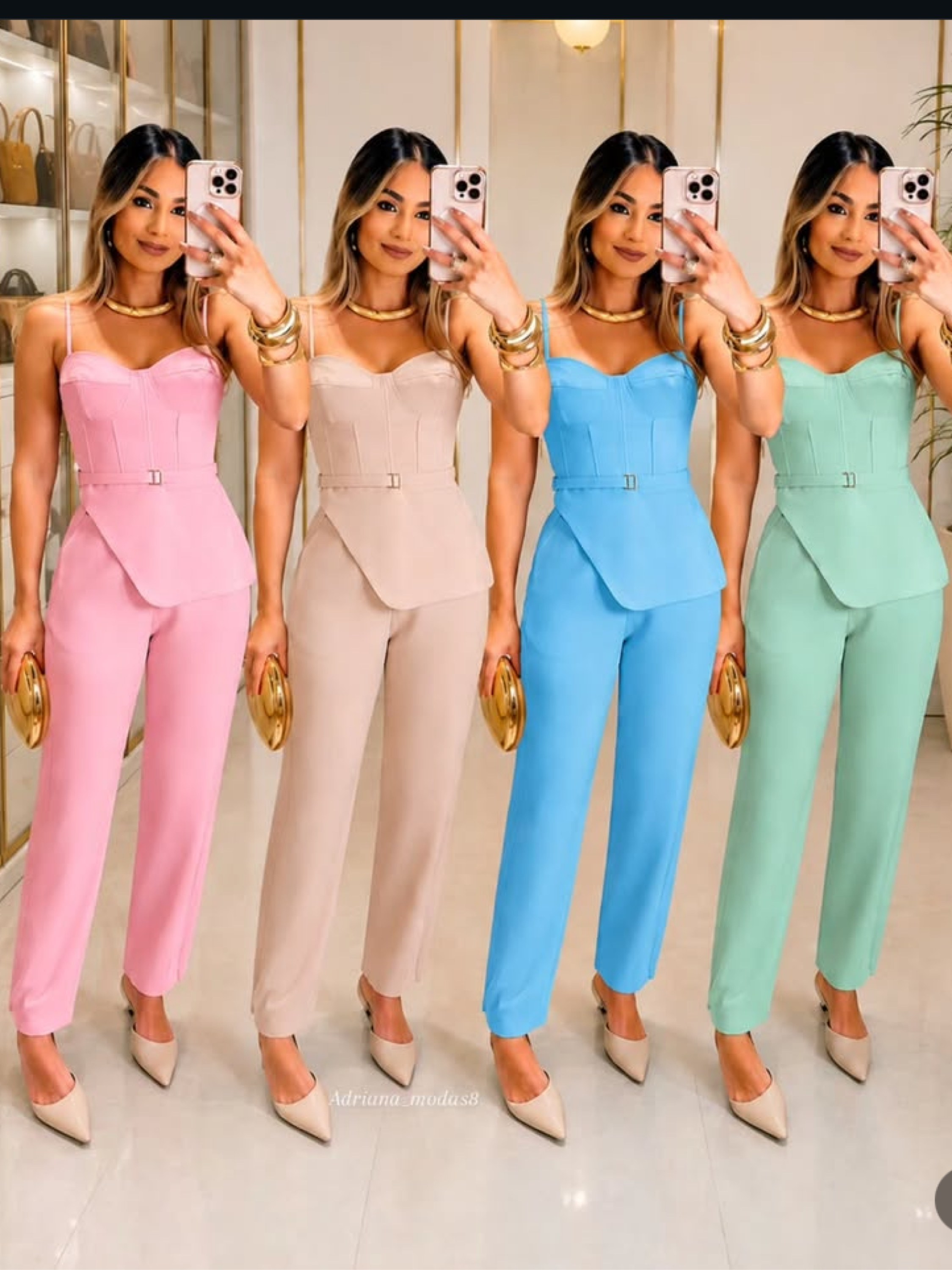 Conjunto calça e blusa