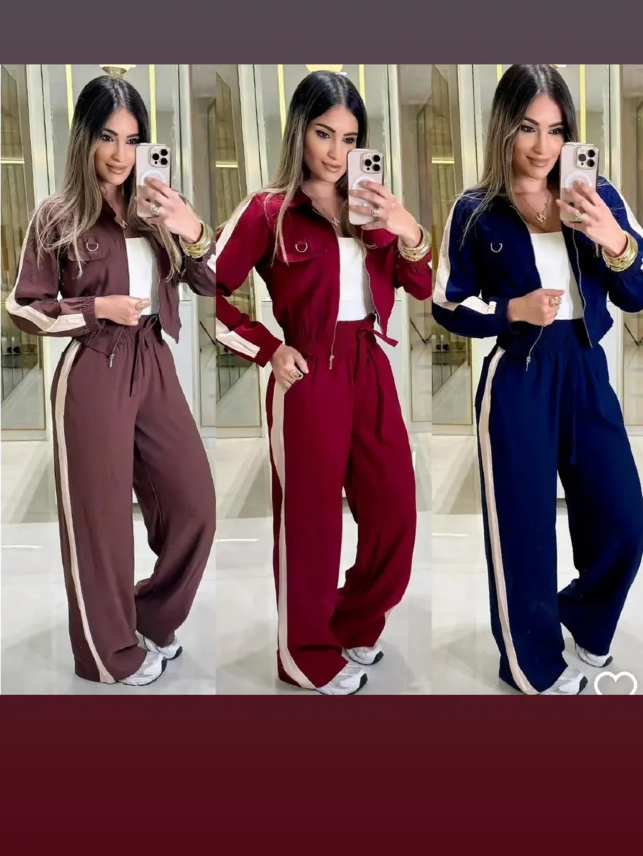 Conjunto calça reta e jaquetinha