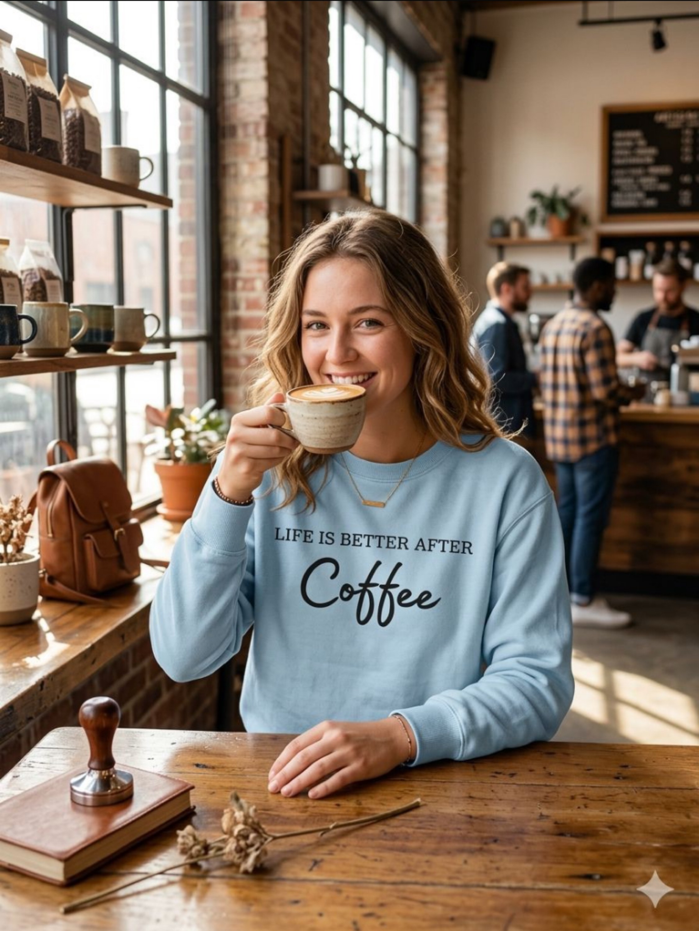 Kit com 4 blusas de moletom Coffe