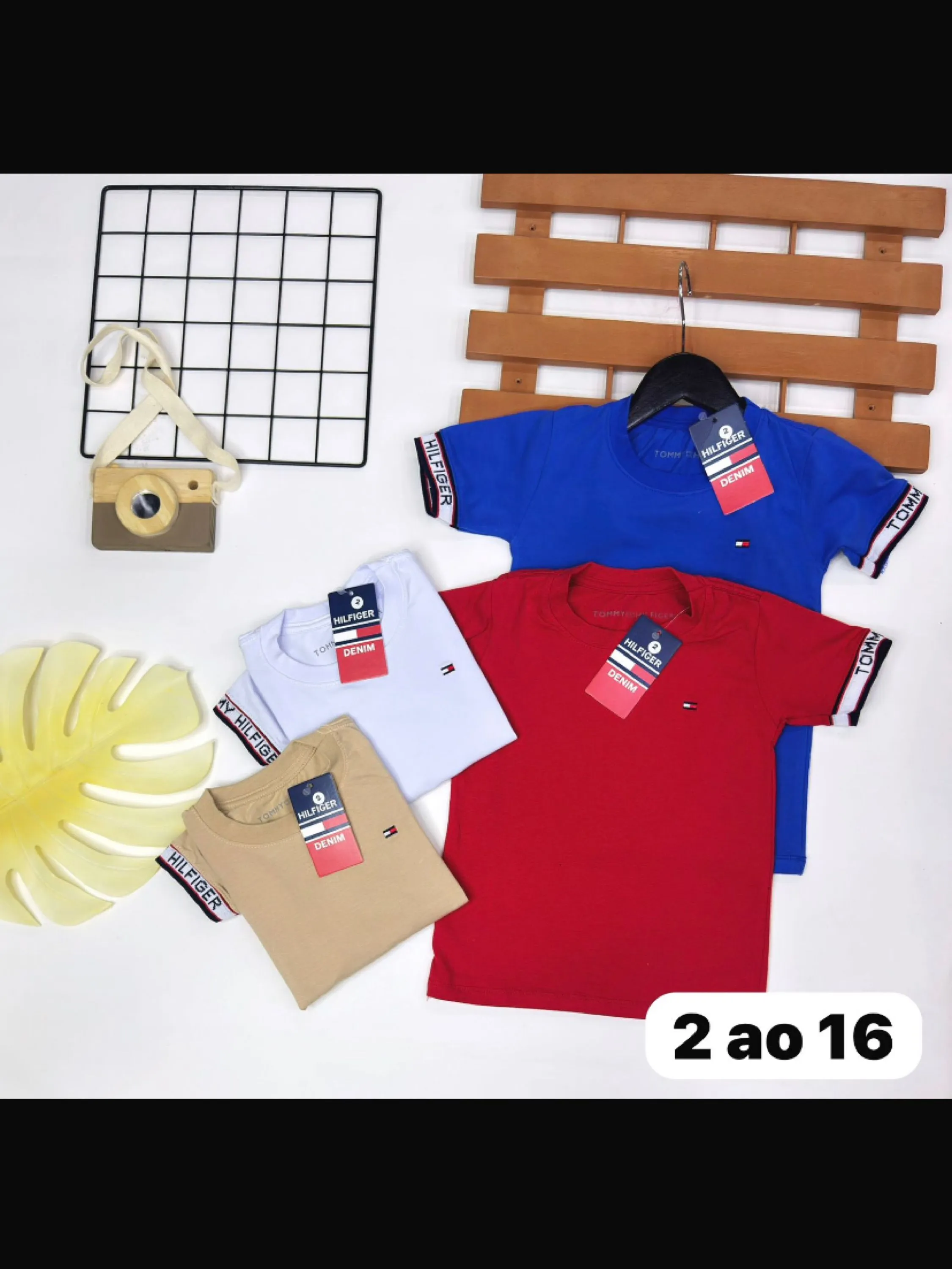 Camiseta Tommy infantil/juvenil