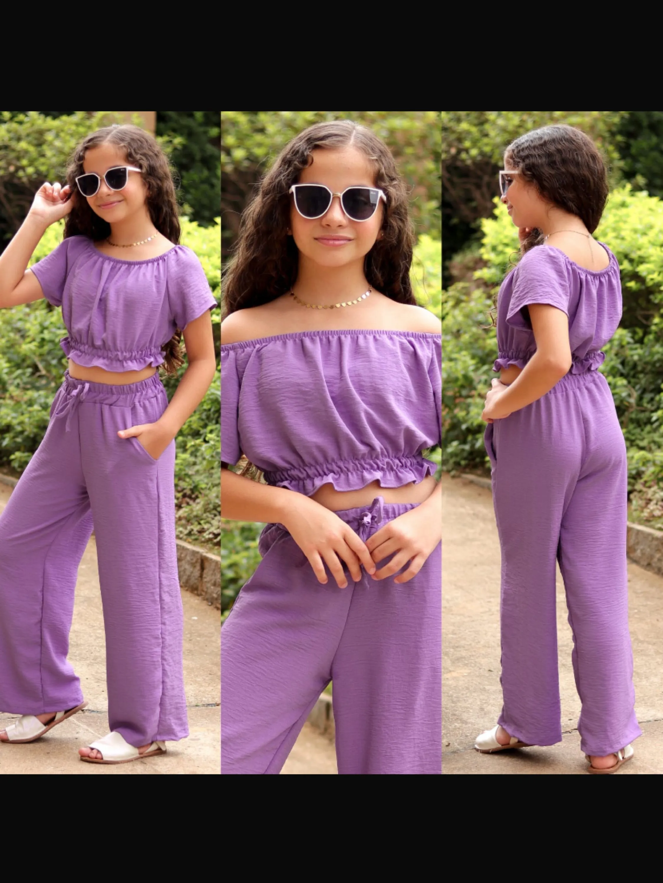 Conjunto Pantalona juvenil tecido Duna ( Óscar )