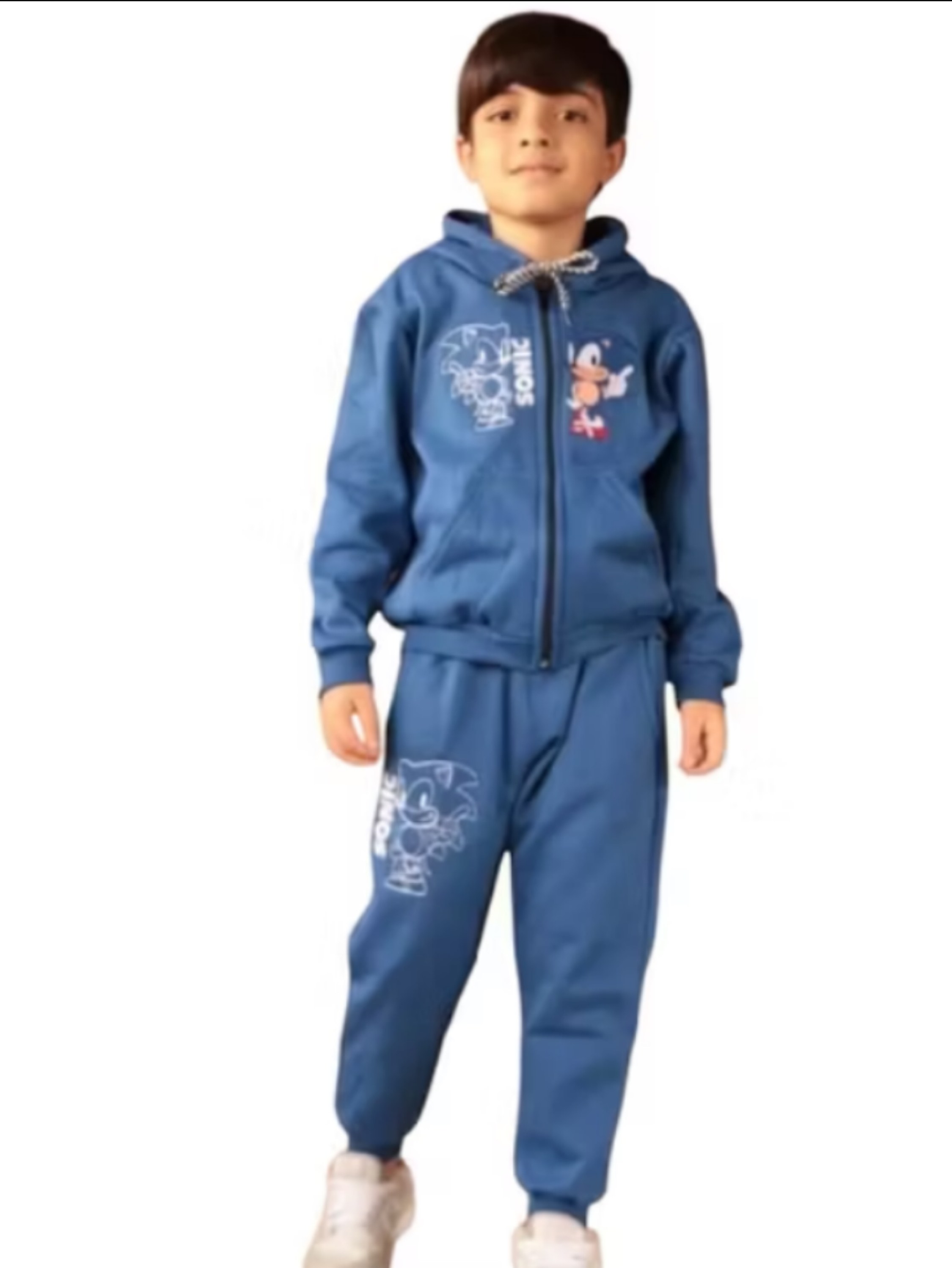 Conjunto de moletom flanelado 2 cabos juvenil
