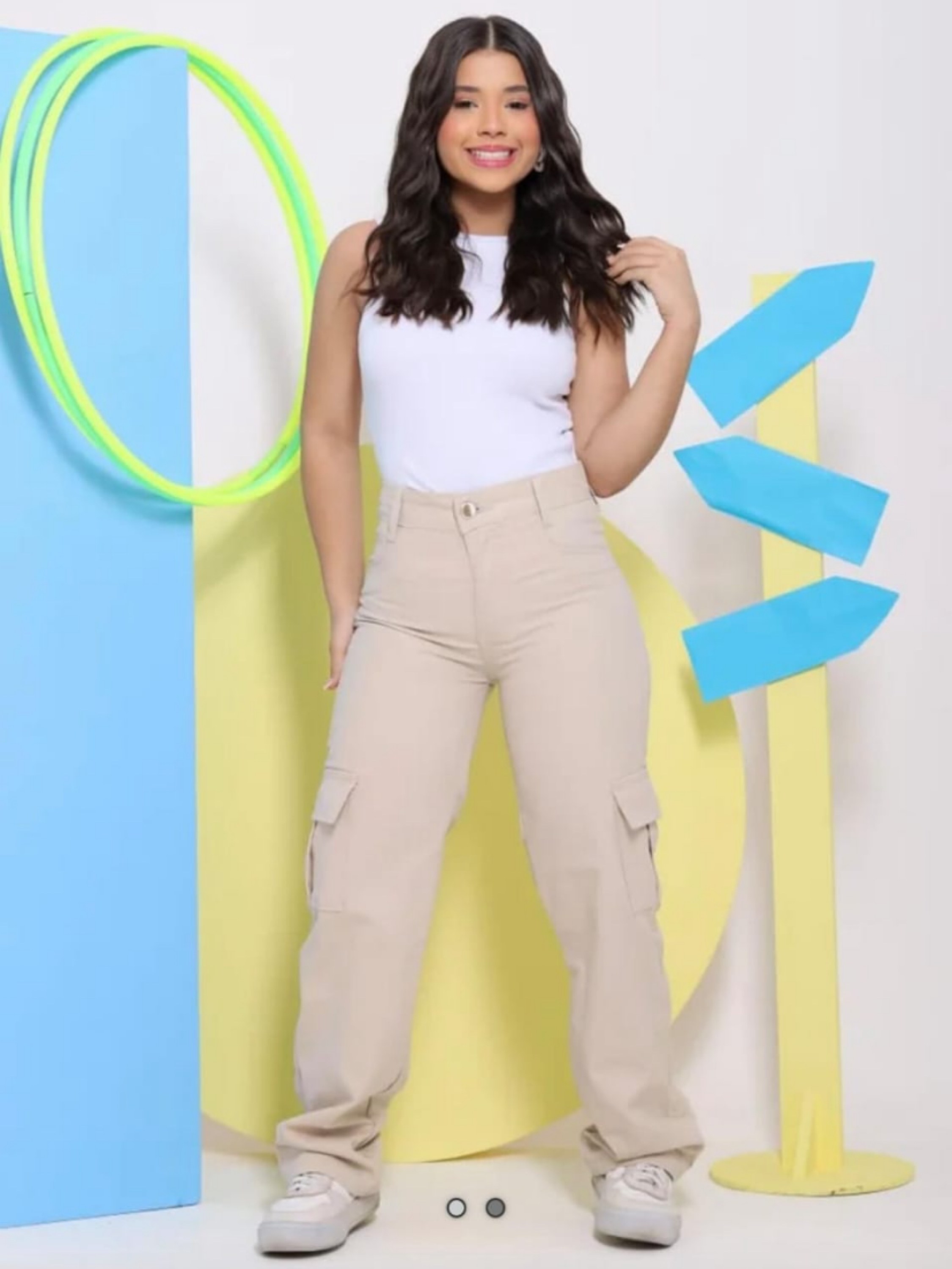 Calça cargo juvenil