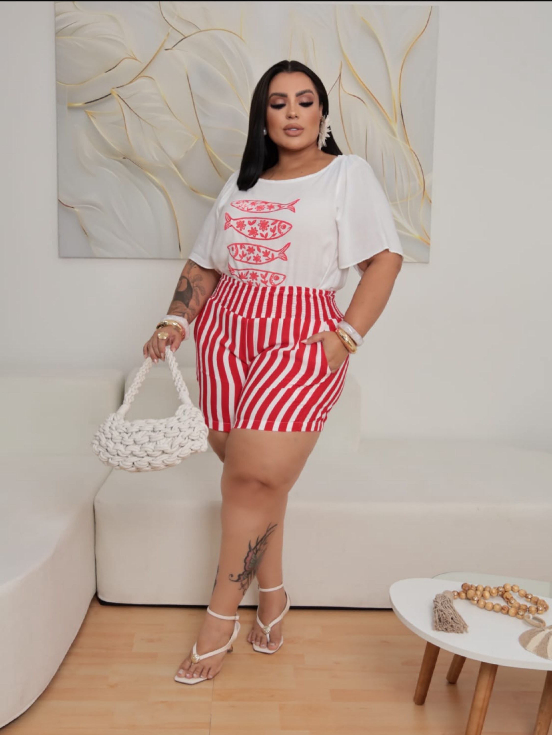 Conjunto mel Plus size