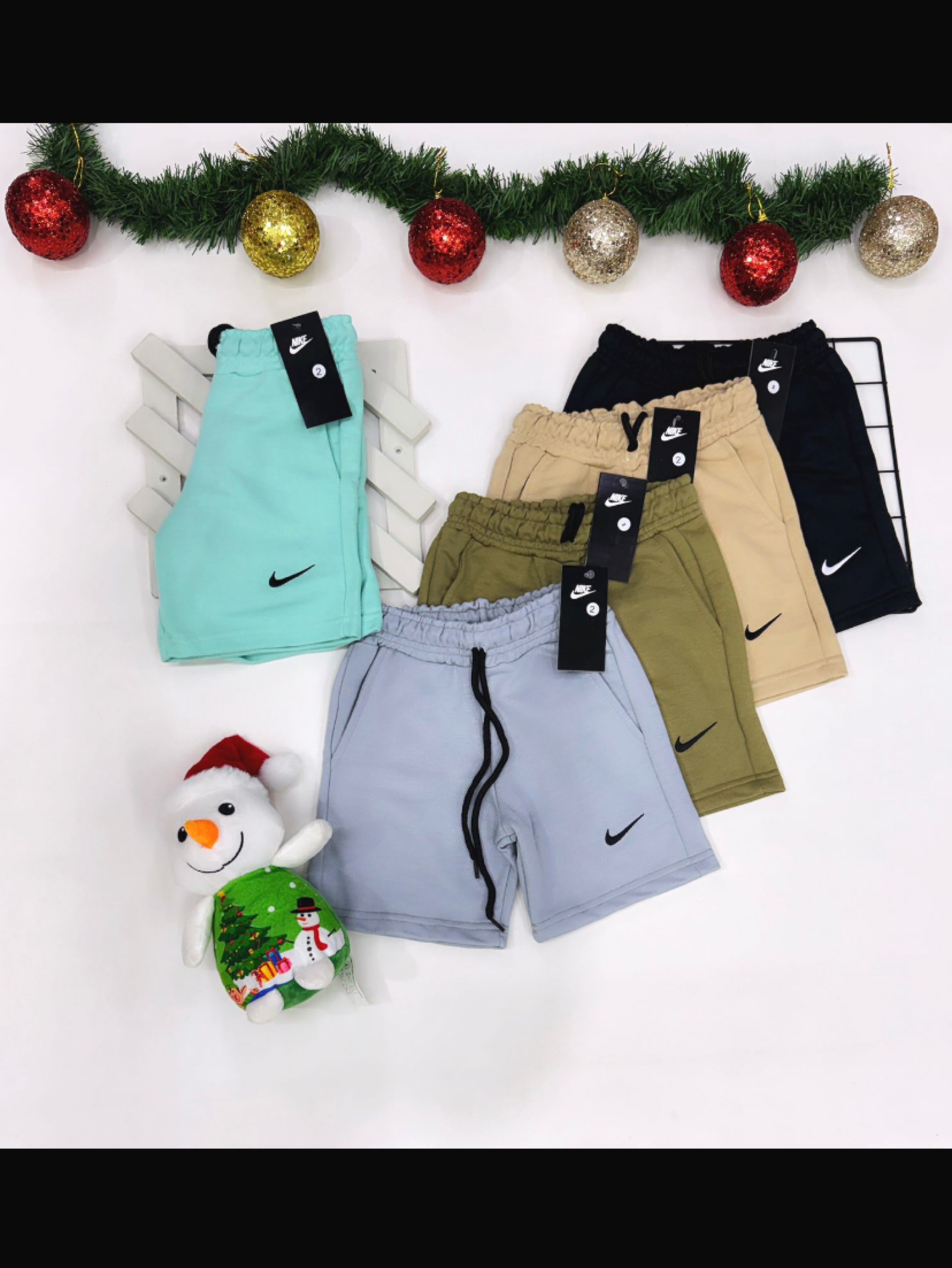 Bermuda moletom Nike infantil/juvenil