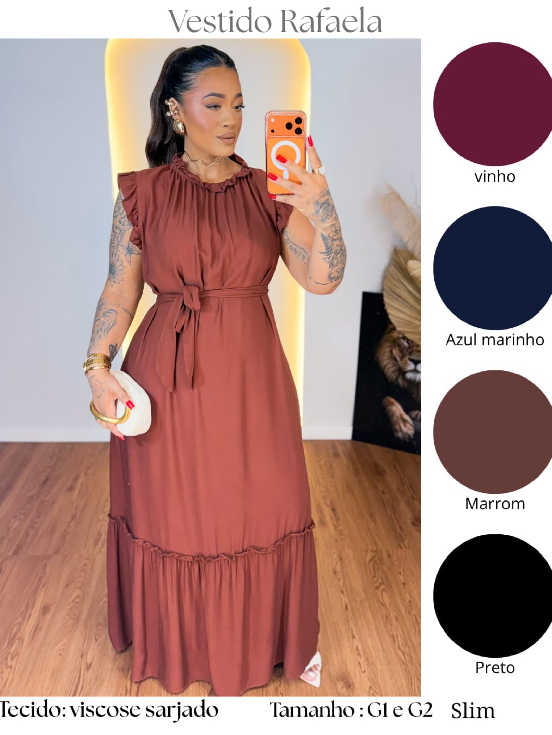 Vestido Rafaela slim