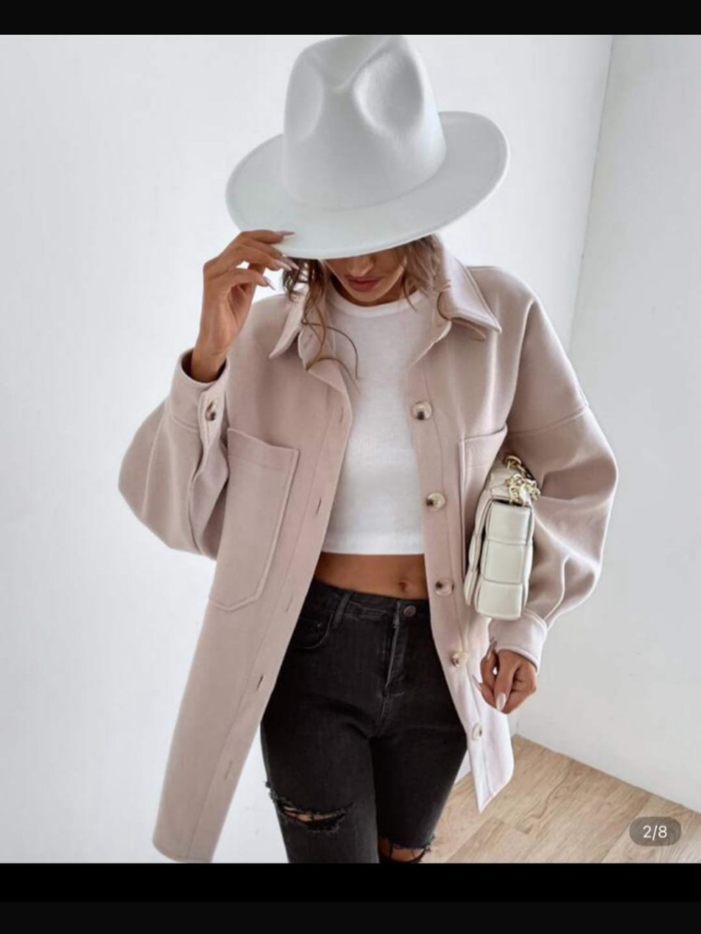 Casaco Max em lã batida