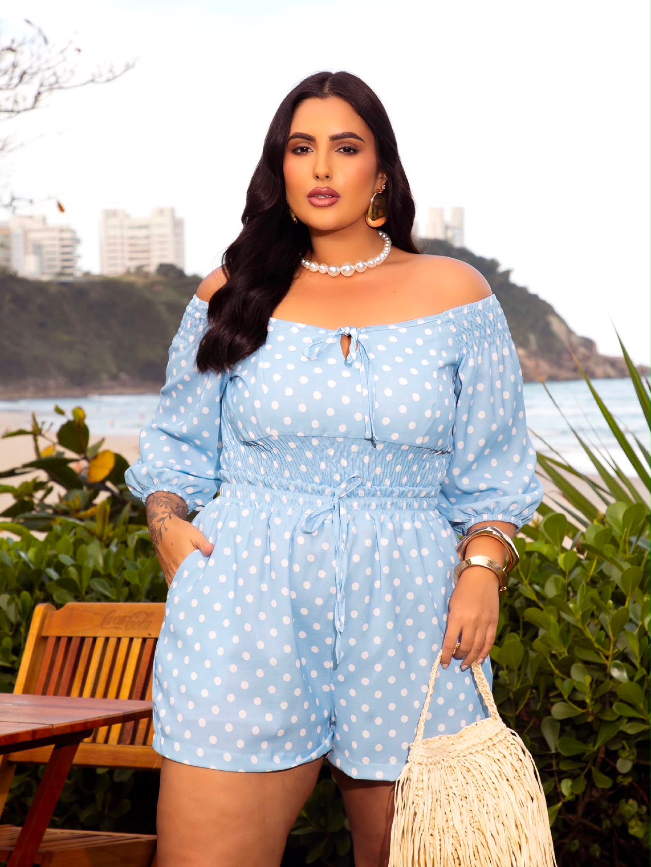 Conjunto Ellen PLus  size Poa