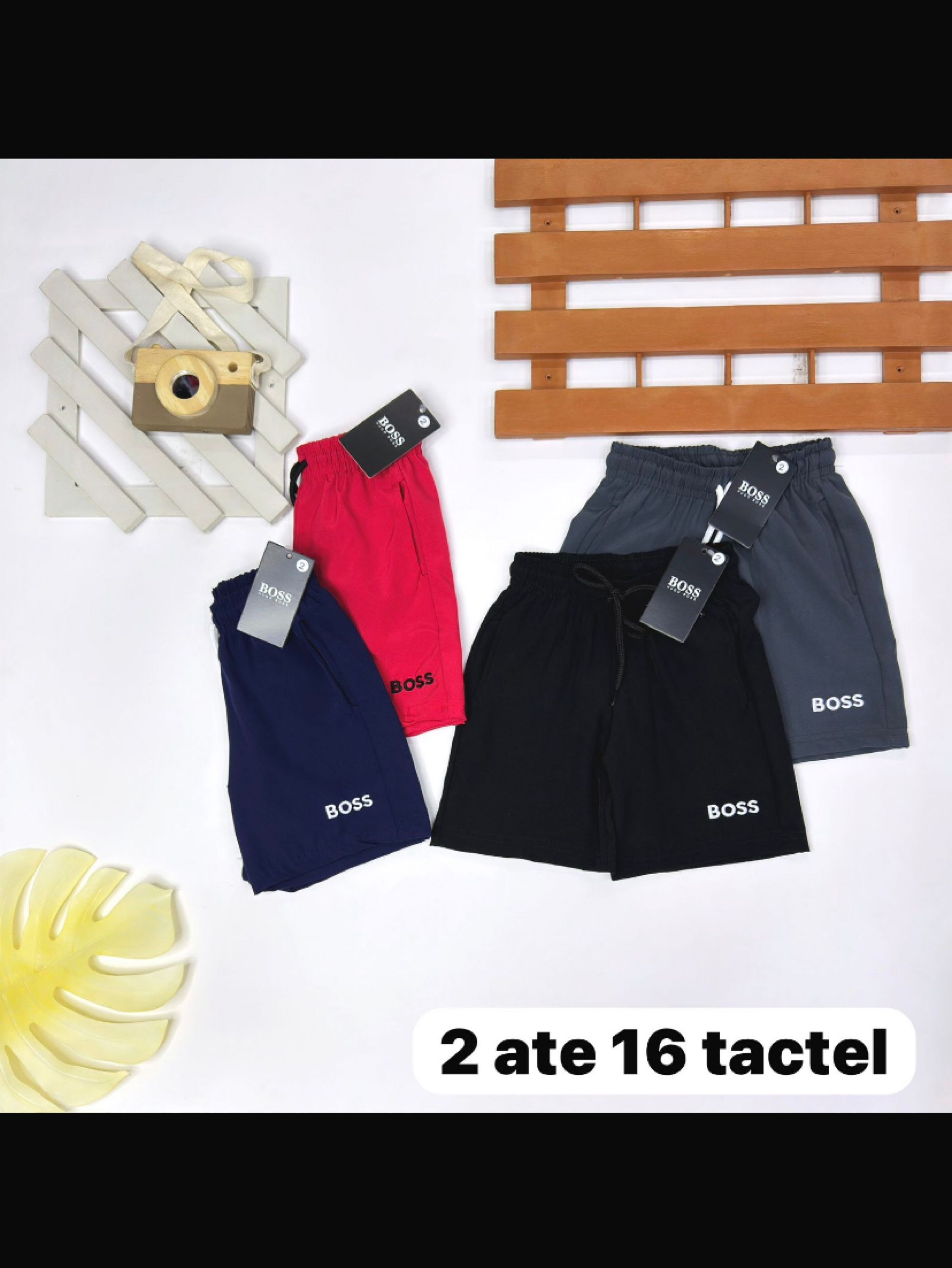 Bermuda Boss tactel infantil /juvenil