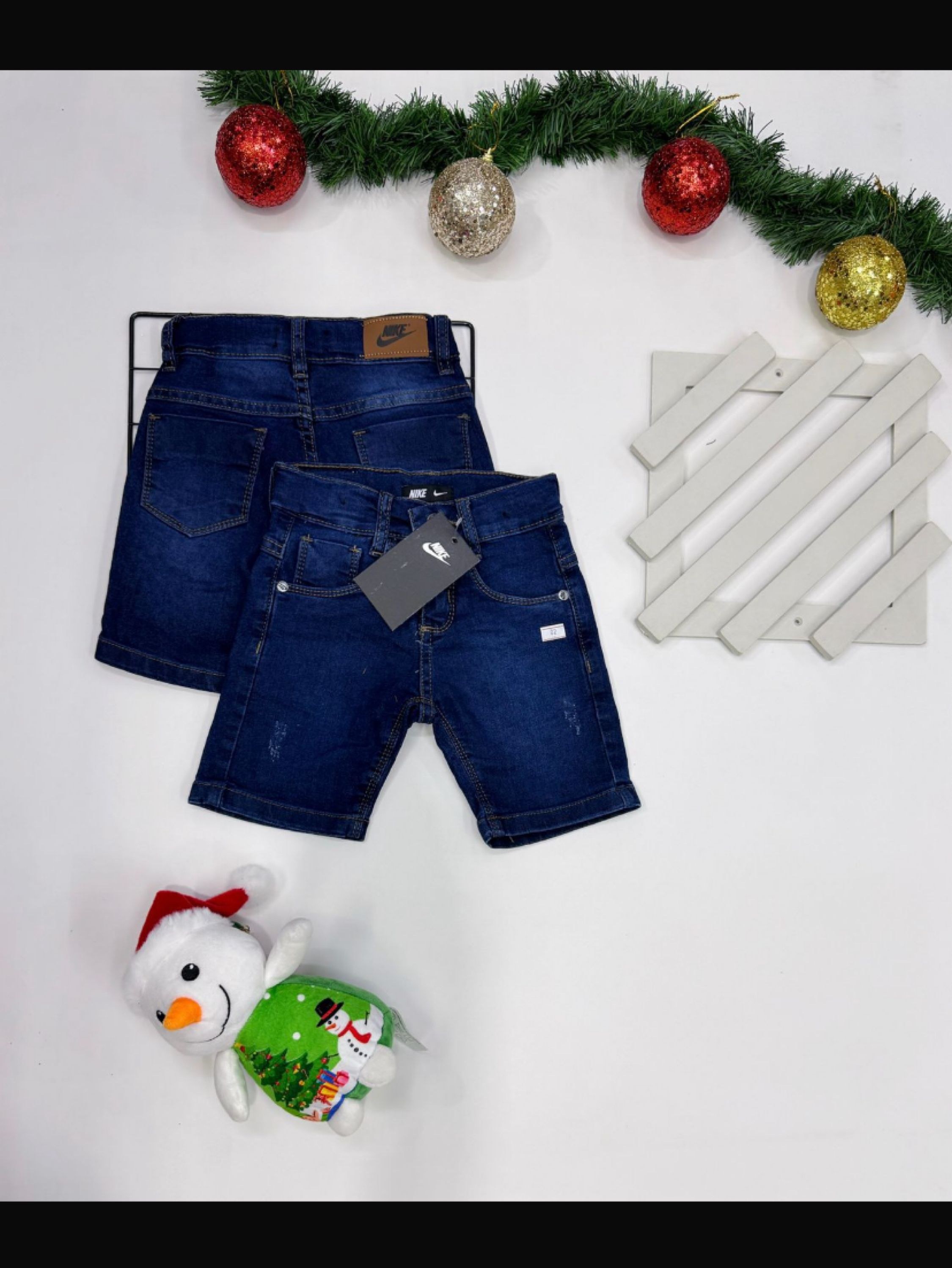 Bermuda jeans Nike infantil/juvenil