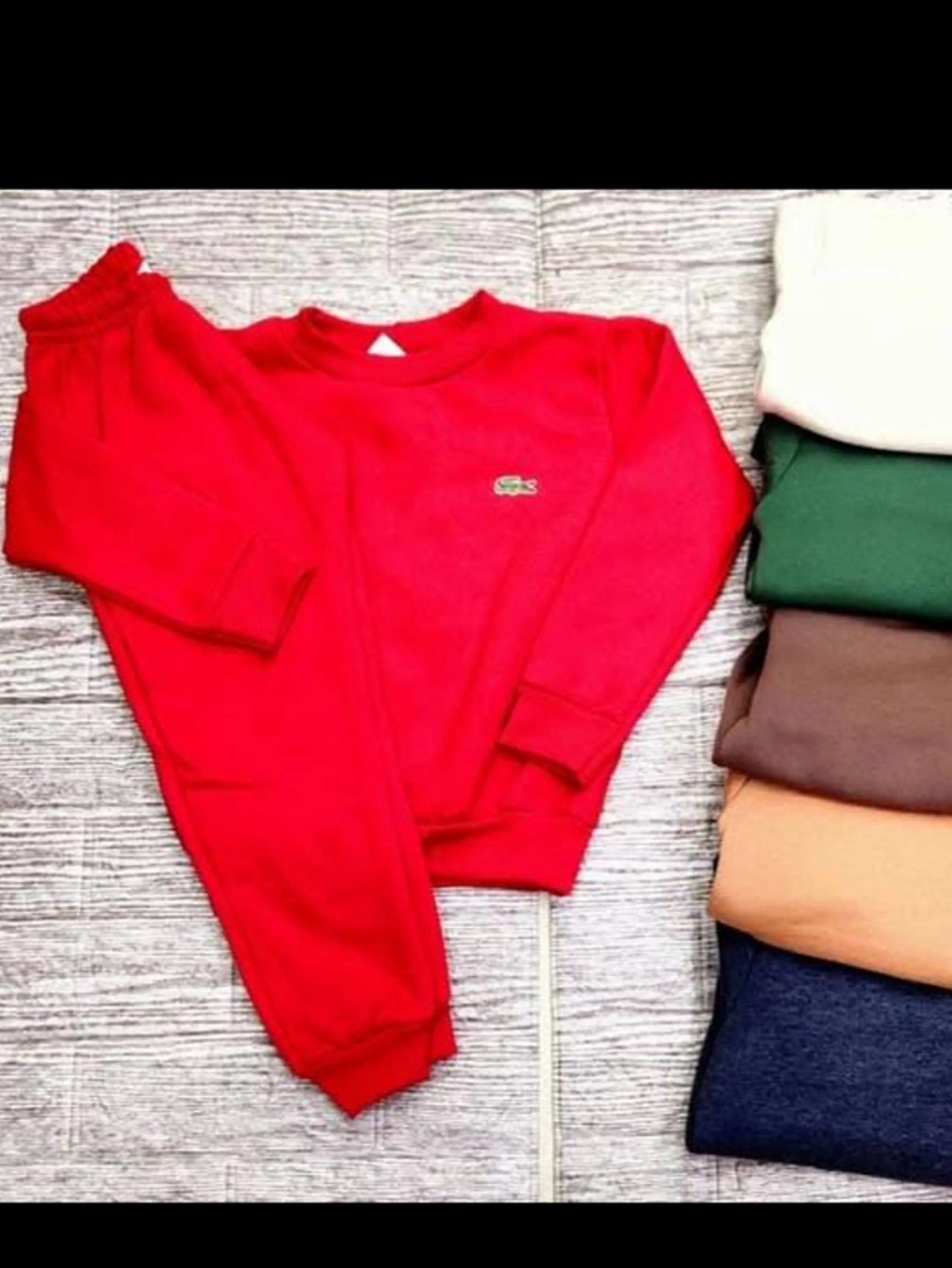 Conjunto moletom 2 cabos flanelado infantil/juvenil