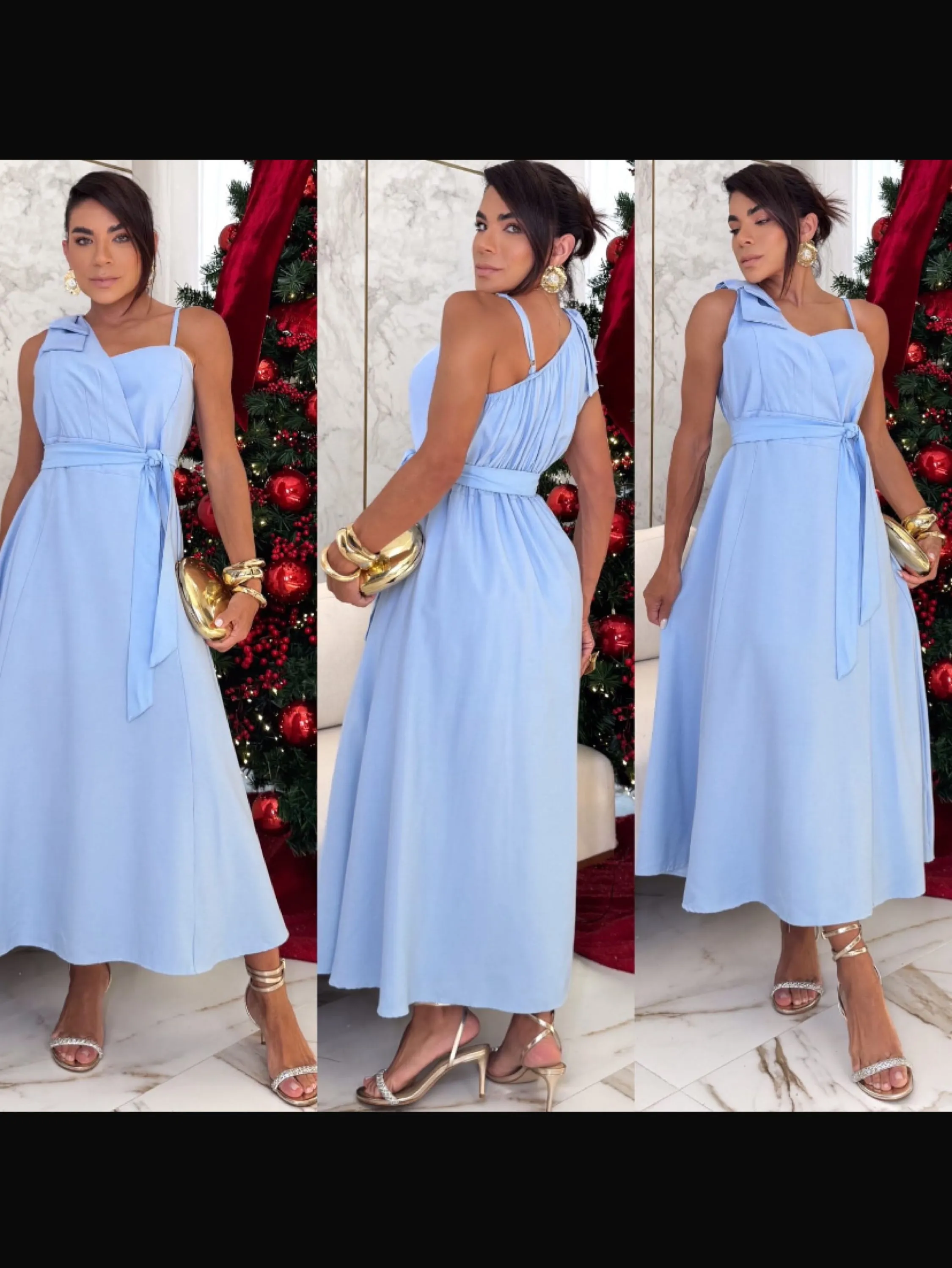 Vestido Bela longuete ,forrado