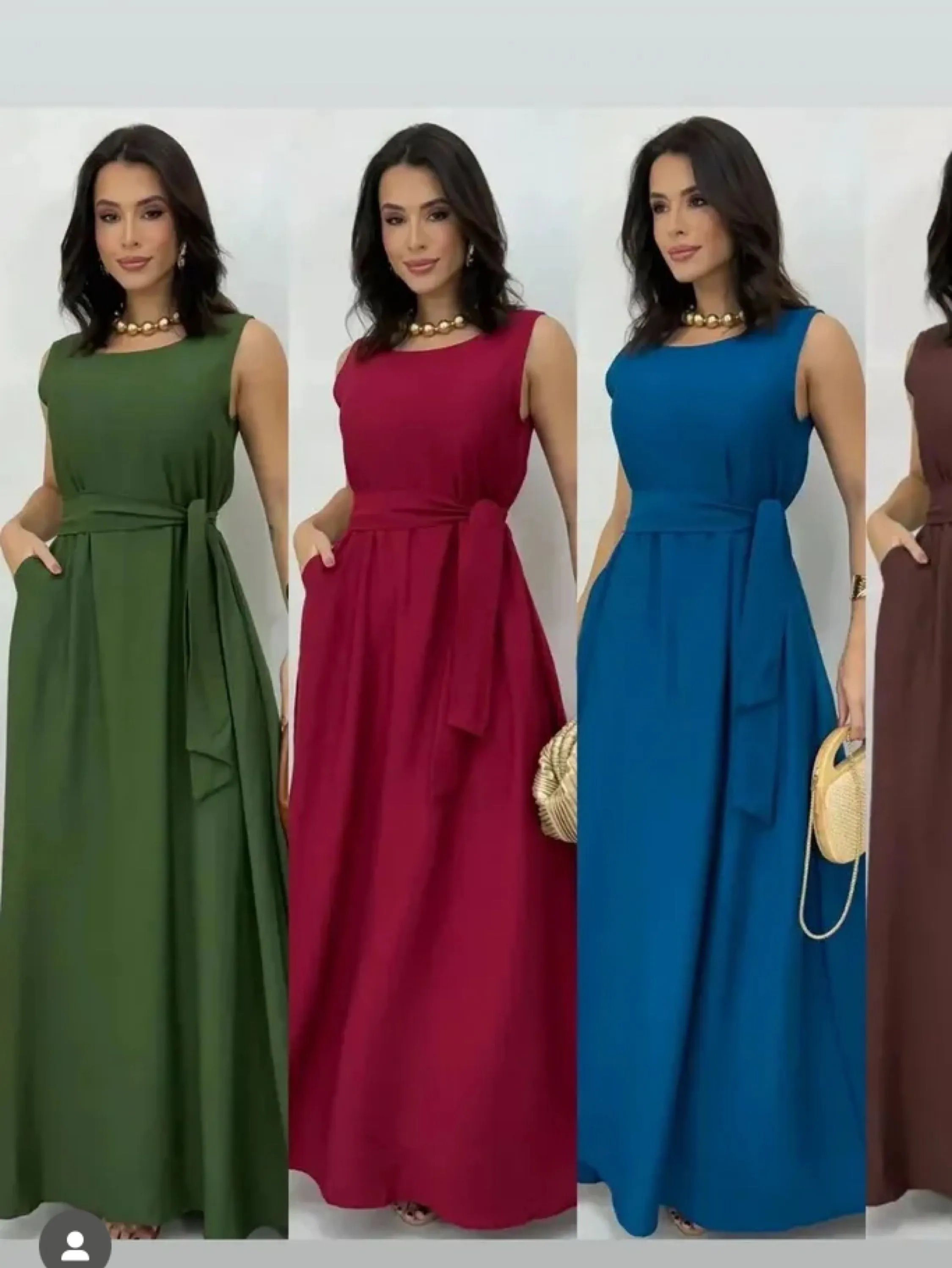 Vestido longo tecido viscomida veste até 42