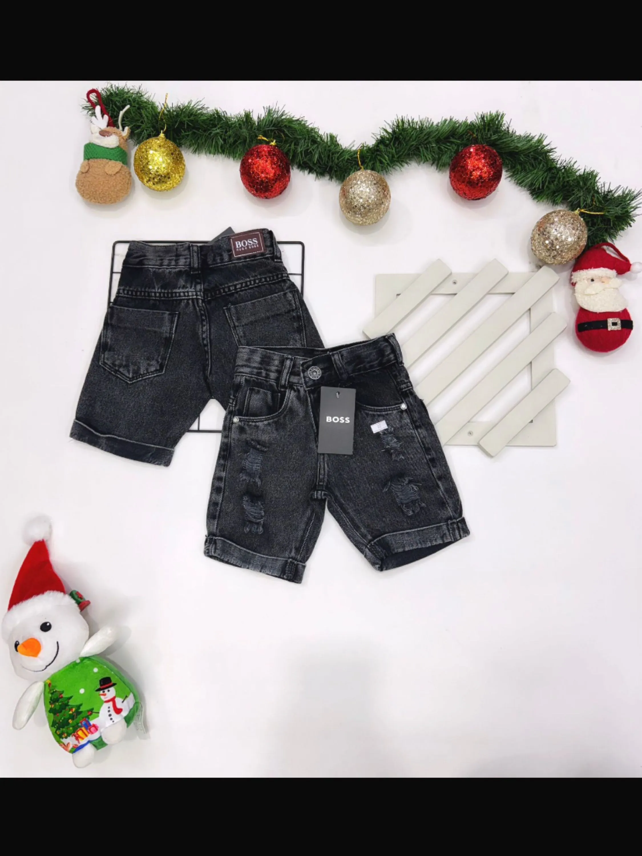 Bermuda Jeans Boss infantil /juvenil