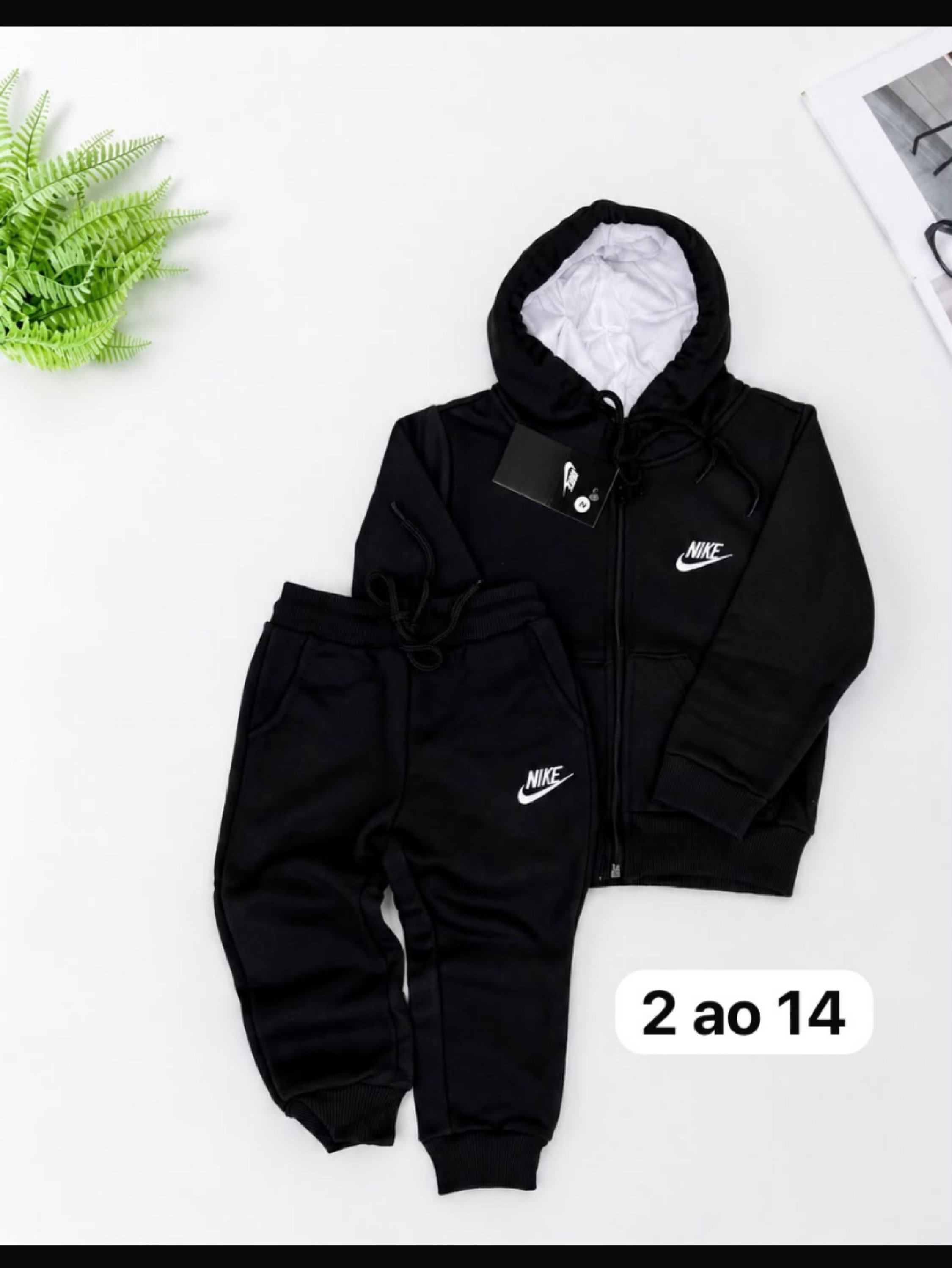 Conjunto de moletom 3 cabos juvenil /infantil