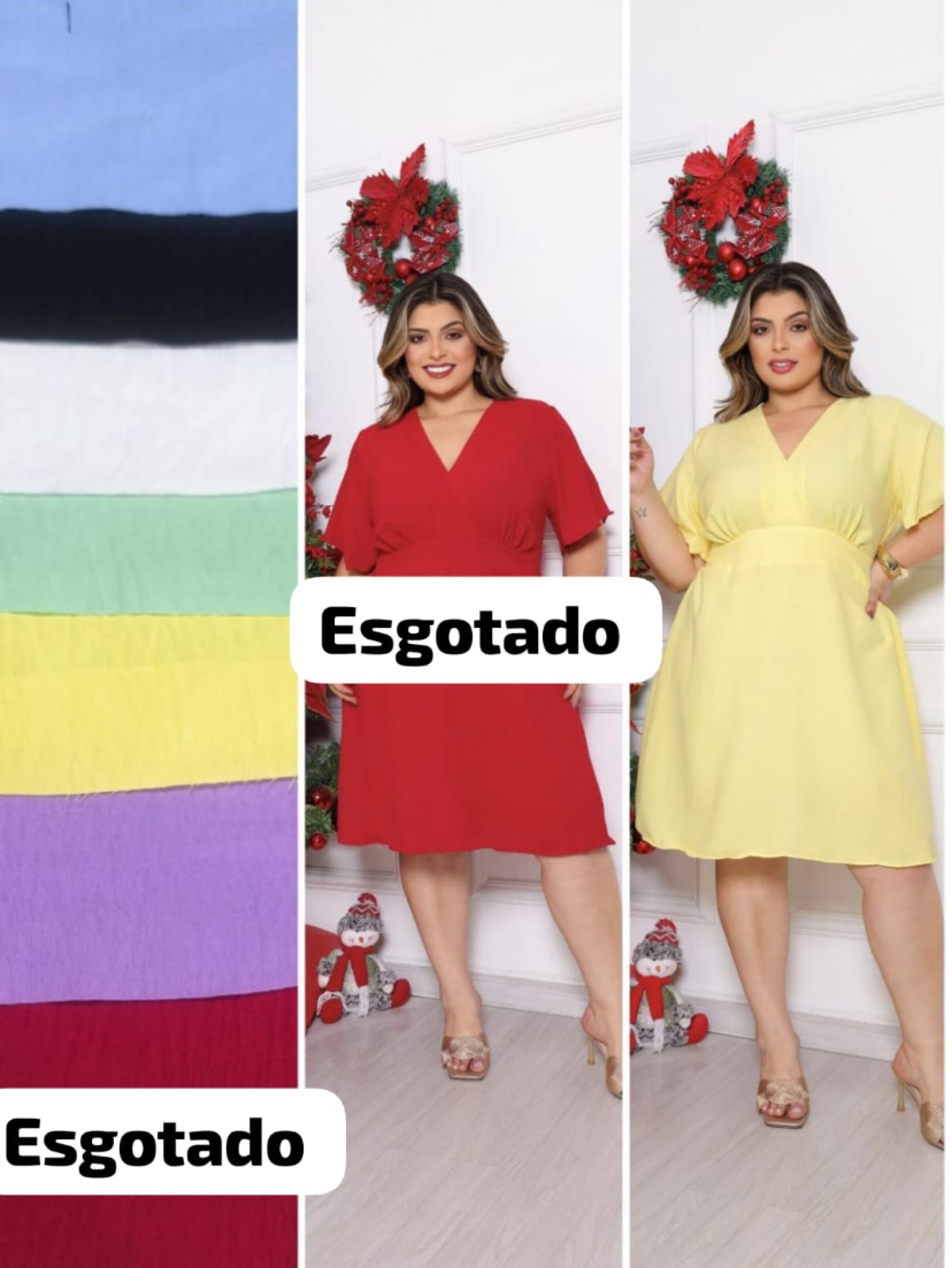 Vestido curto Plus size possui Forro
