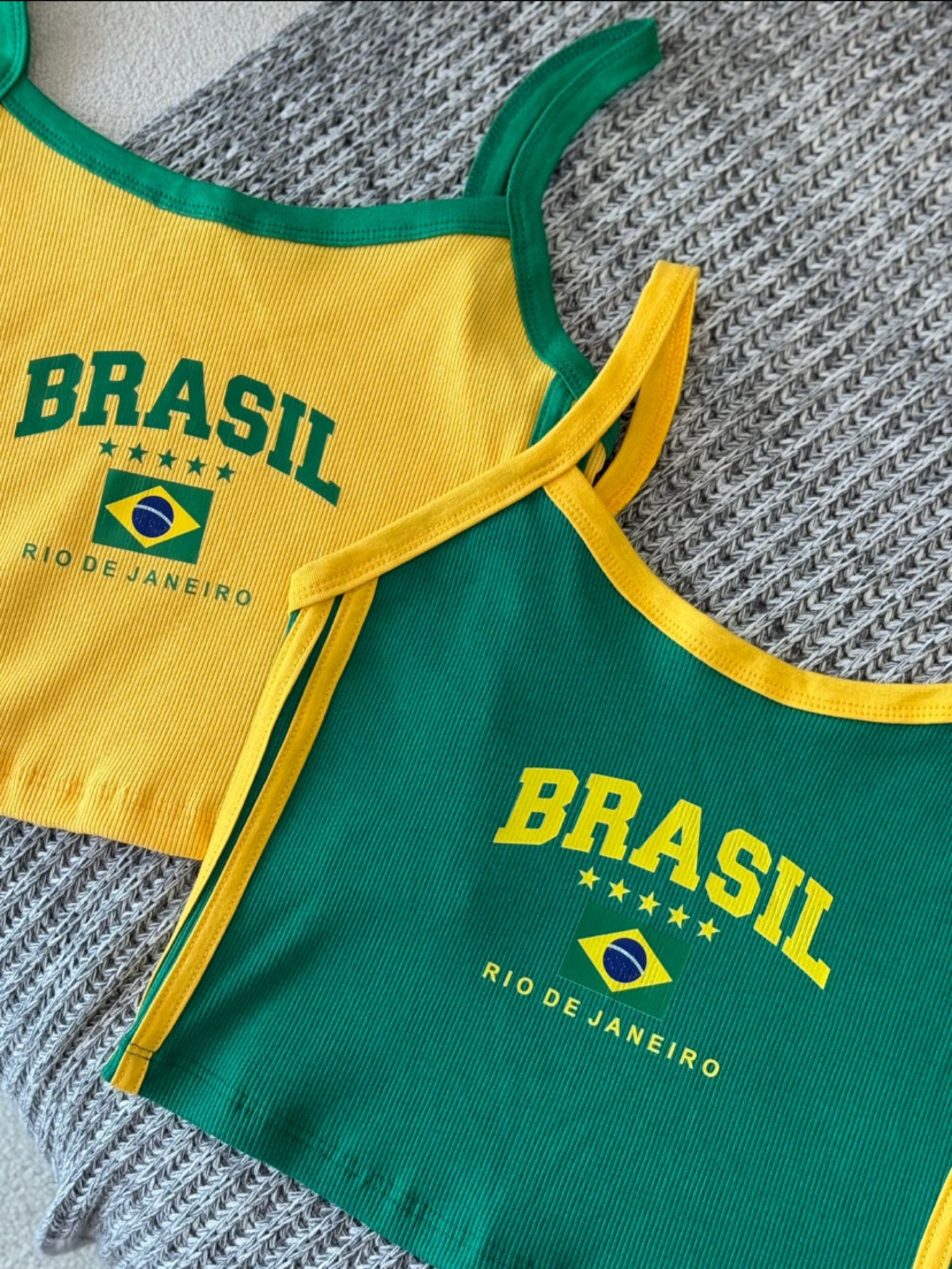 Kit com 4 top Brasil