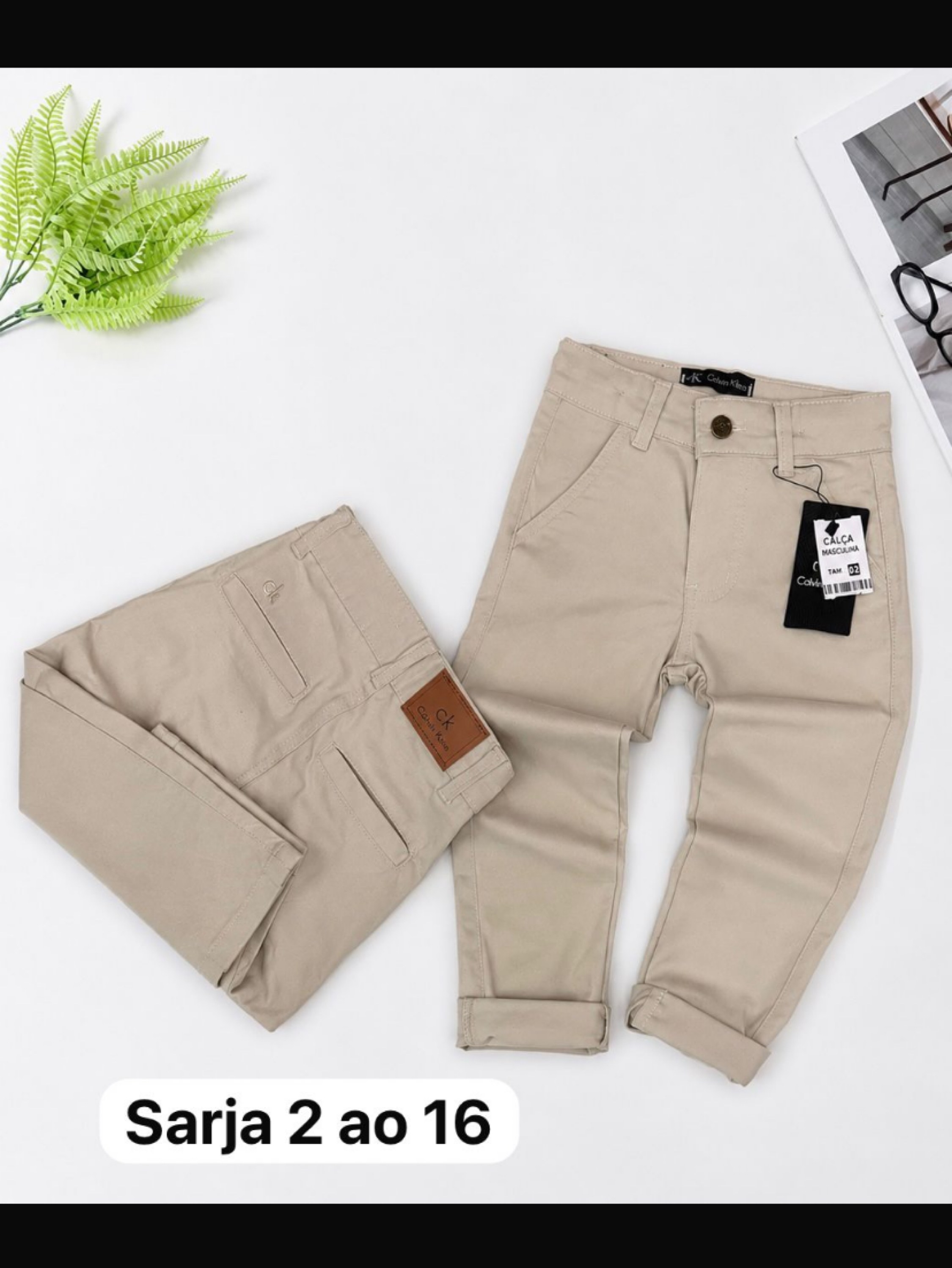 Calça Sarja Calvin Klein infantil /juvenil