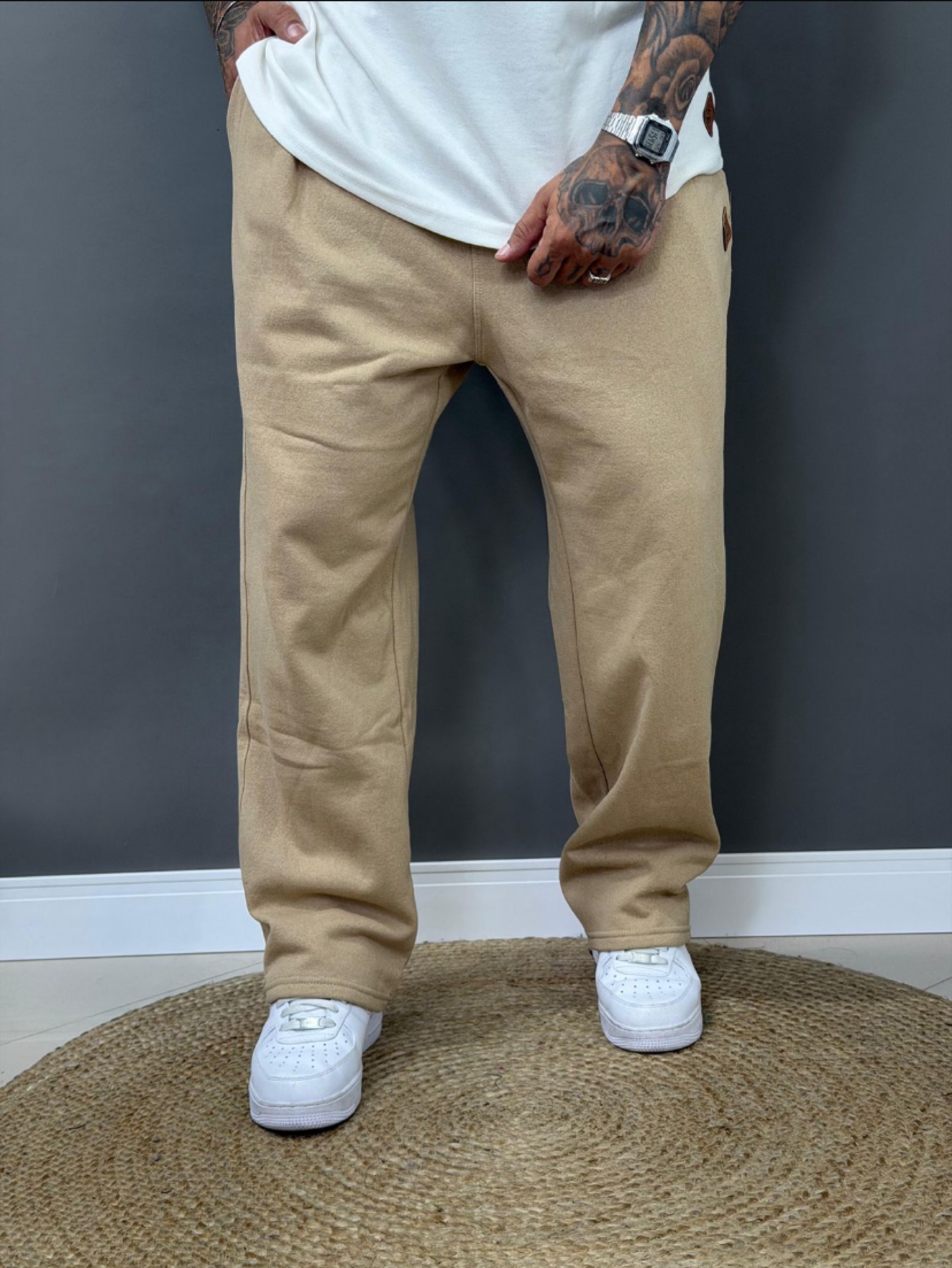 Calça de moletom flanelada