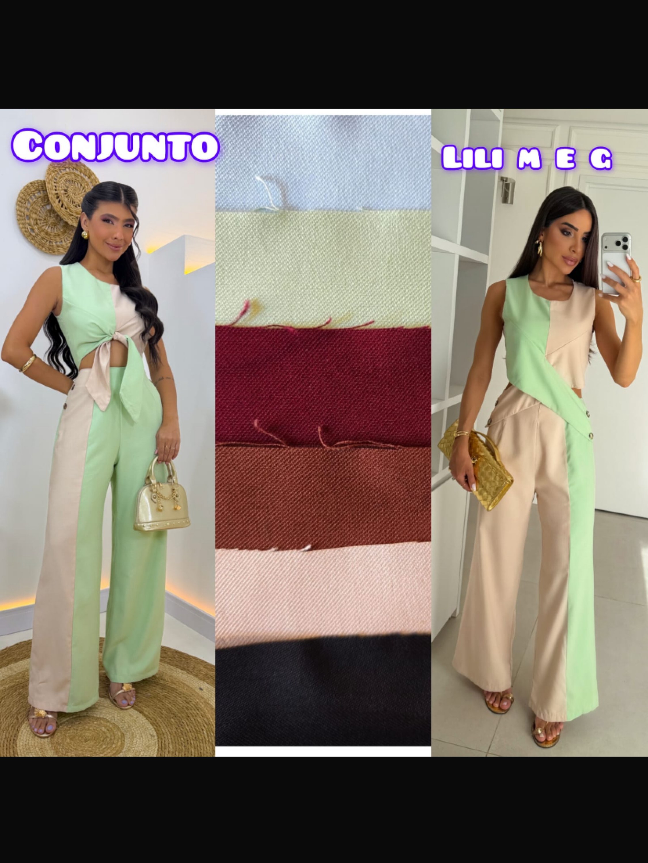 Conjunto macacão Pantalona