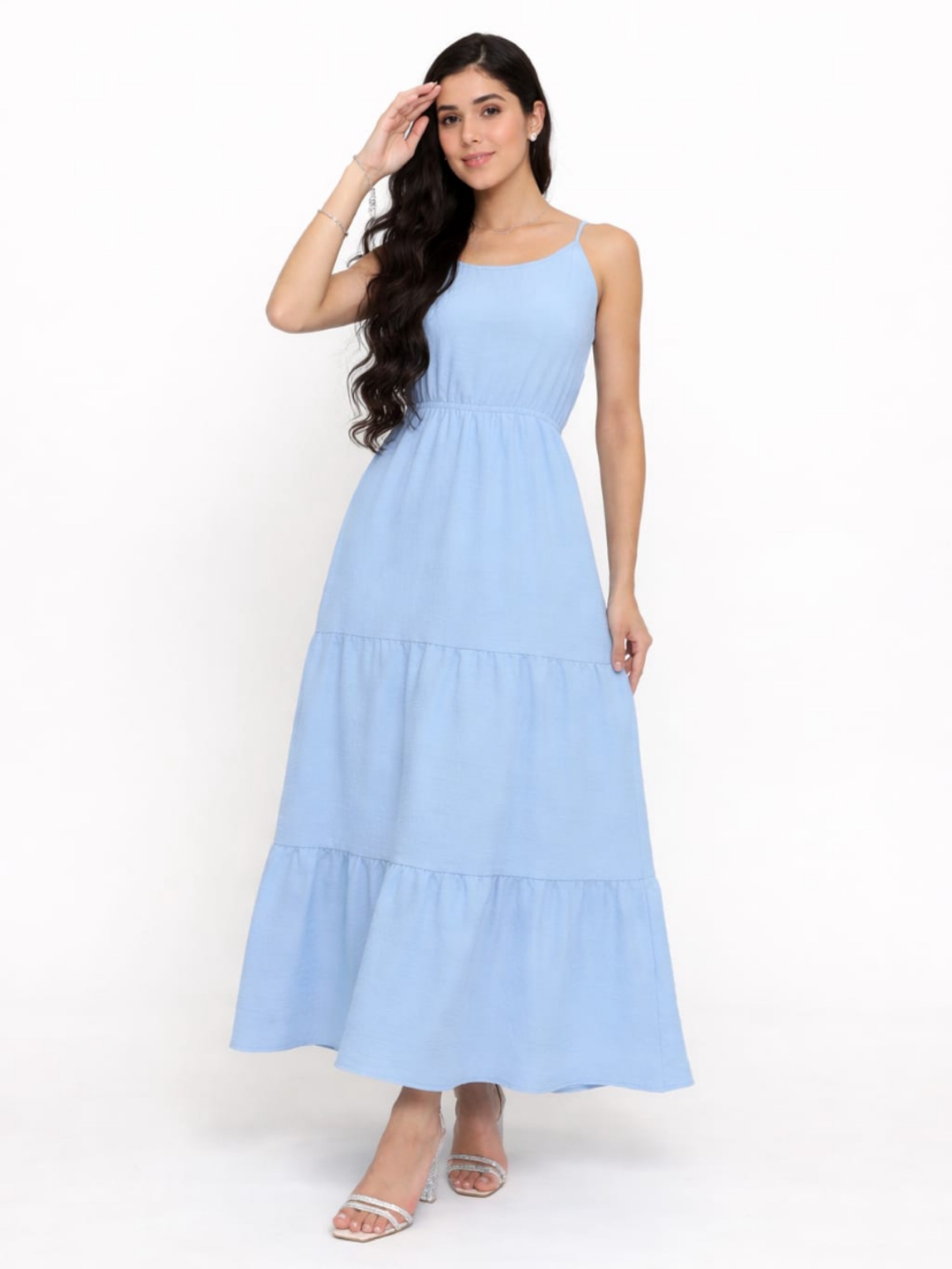 Vestido longo 3 marias juvenil