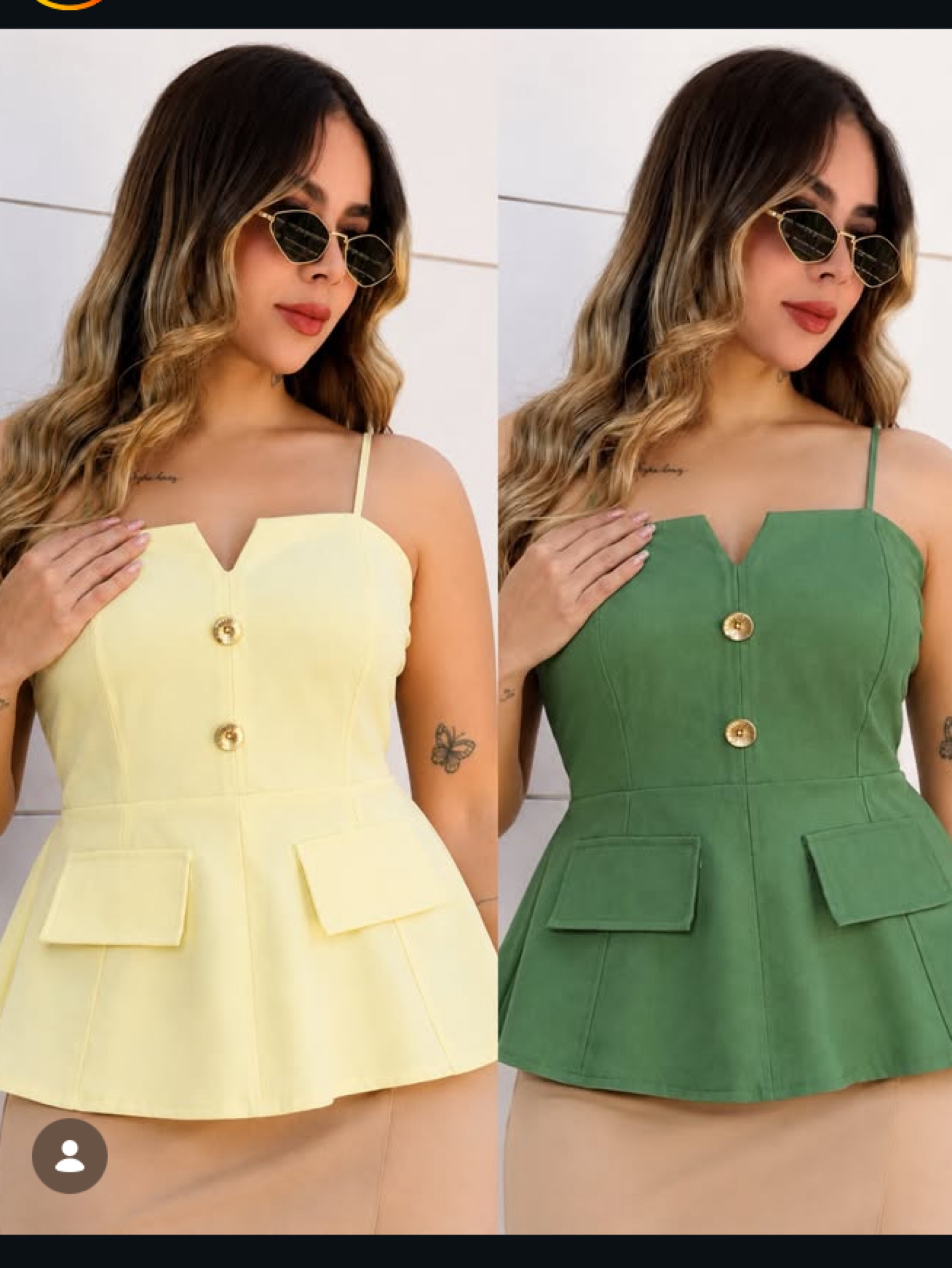 Blusinha de alcinha
