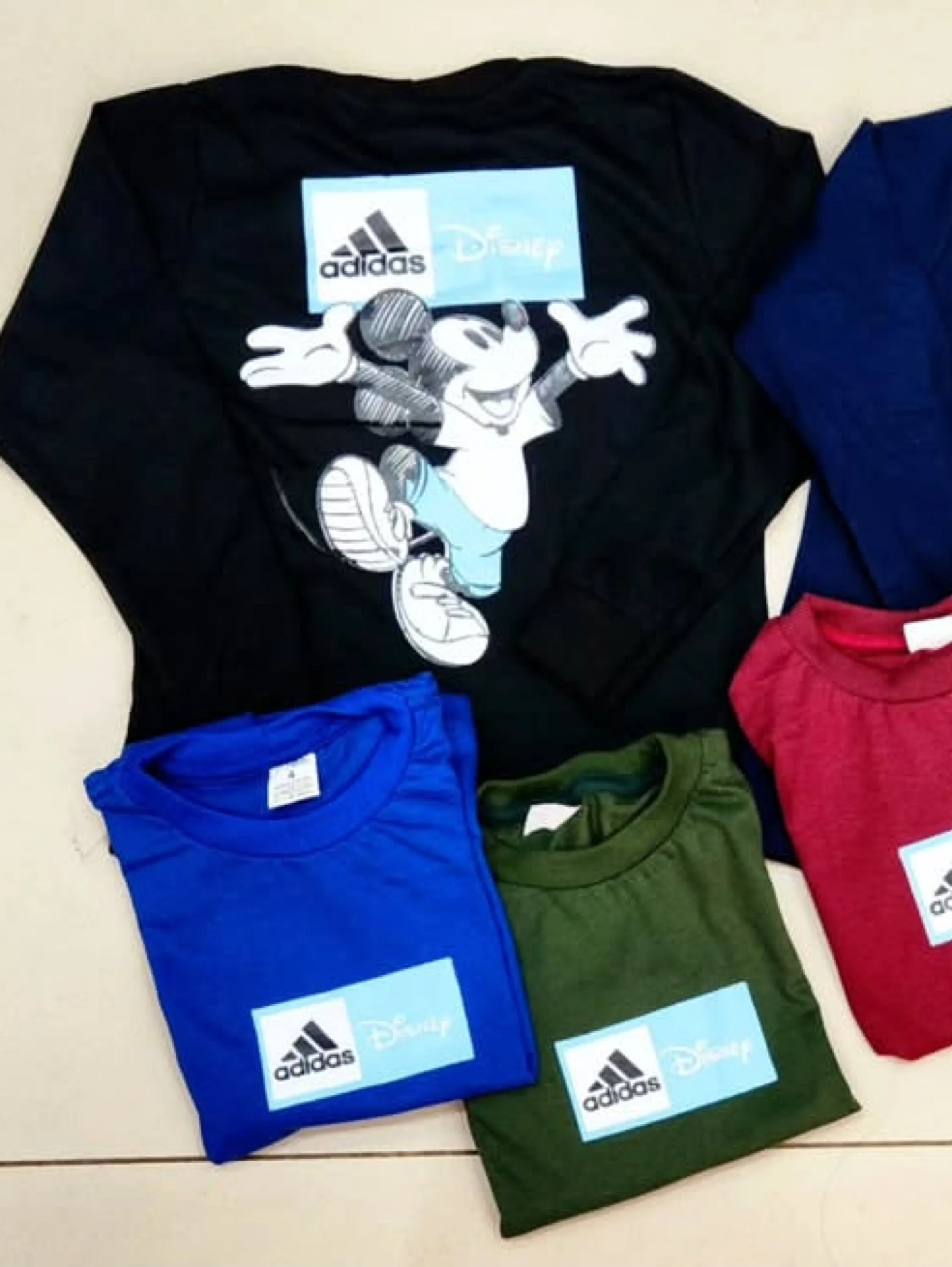 Camiseta manga longa adidas 100% algodão