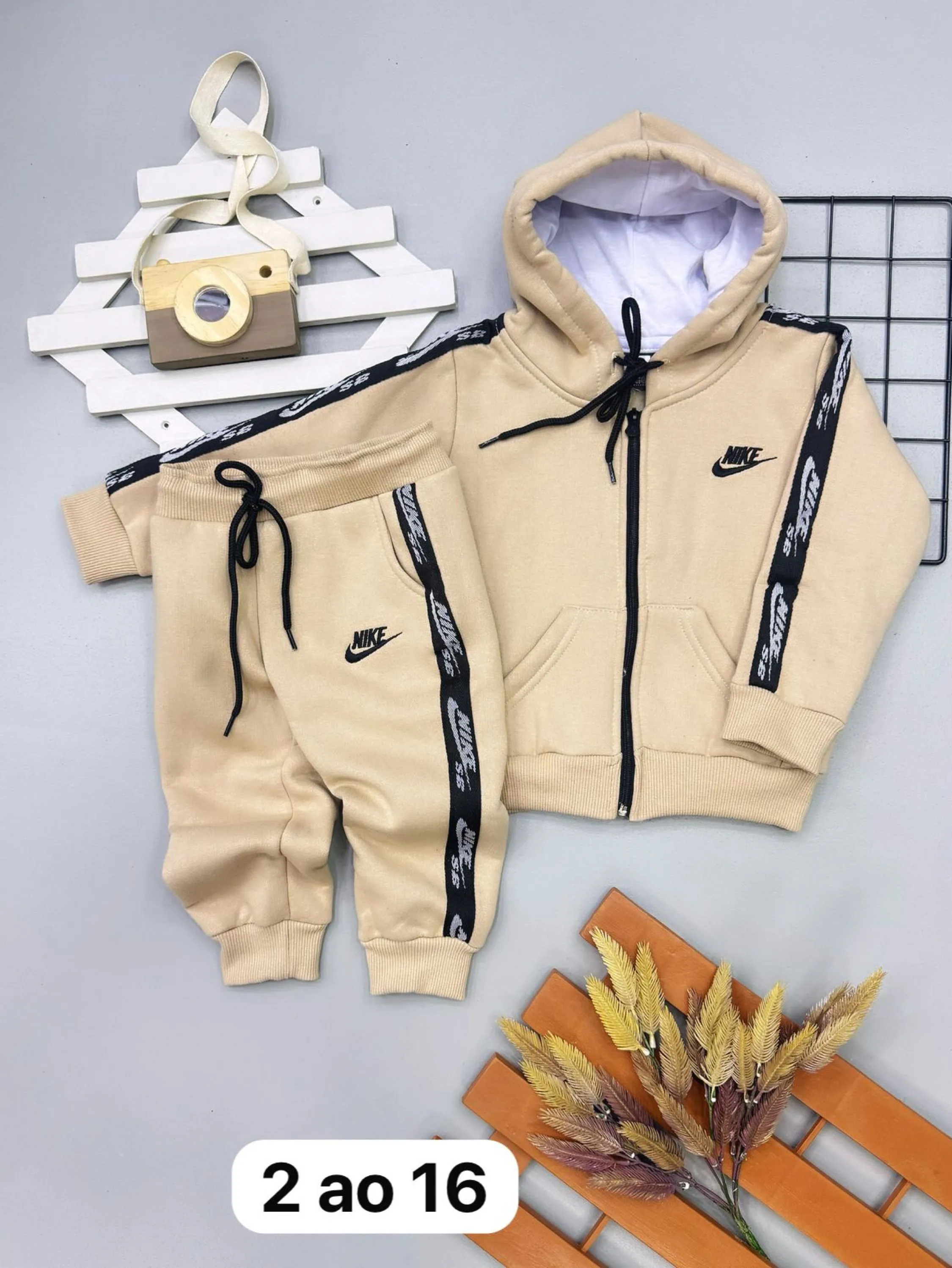 Conjunto moletom Jike  3 cabos infantil/juvenil