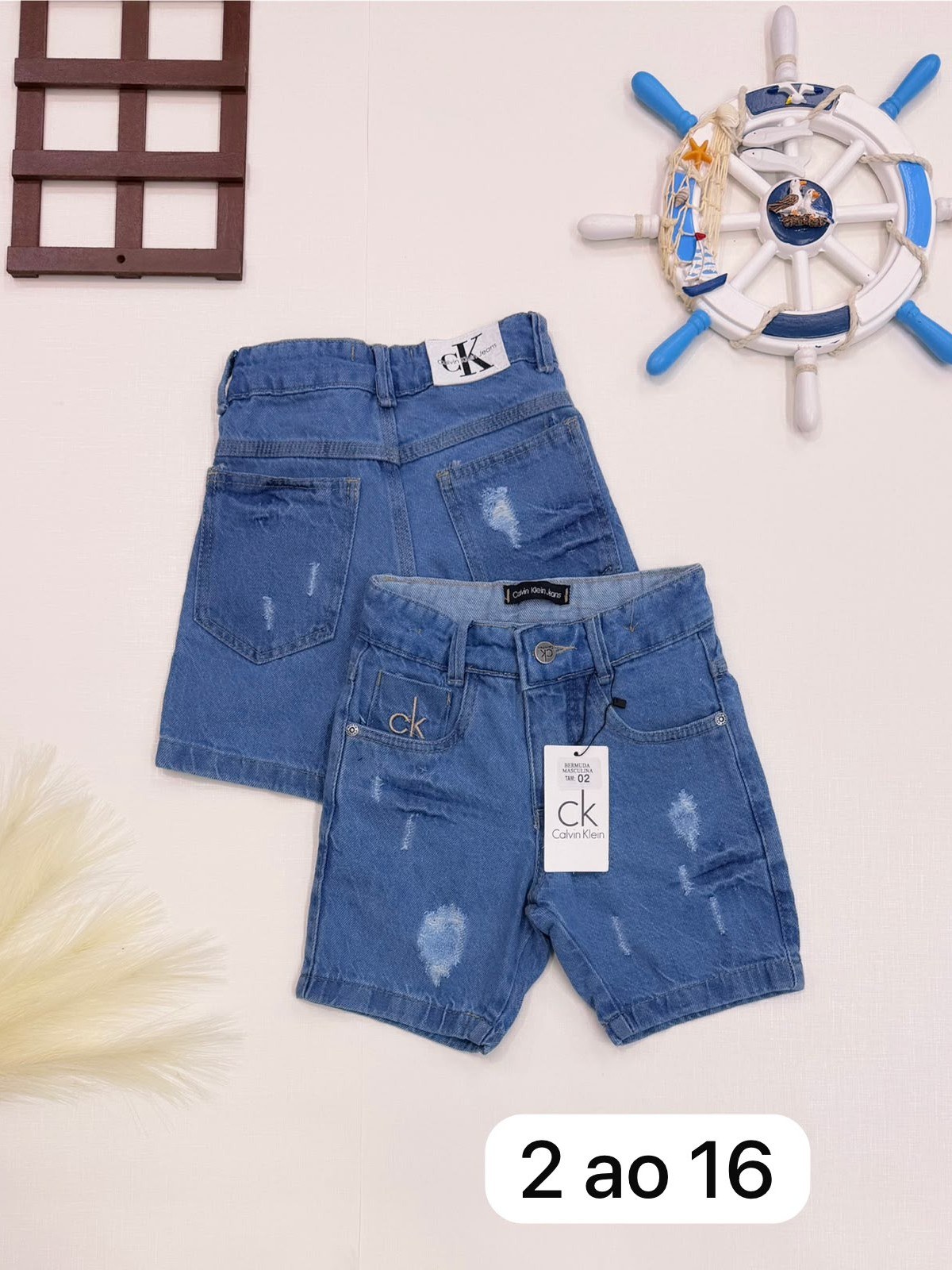 Bermuda Calvin Klein infantil/juvenil