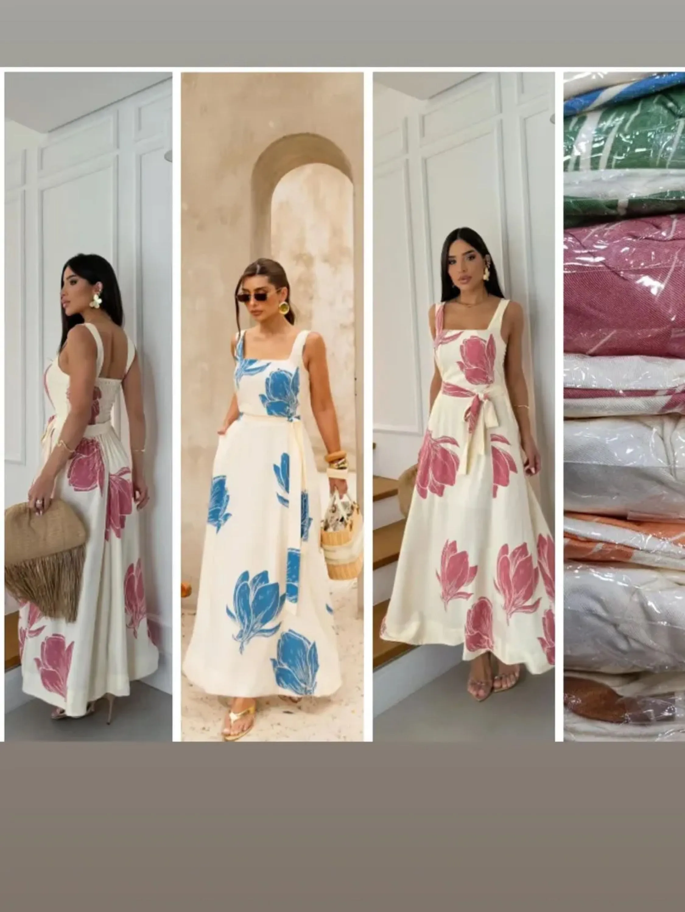 Vestido lingueta ,alças largas ,Borjo e elastex nas costas