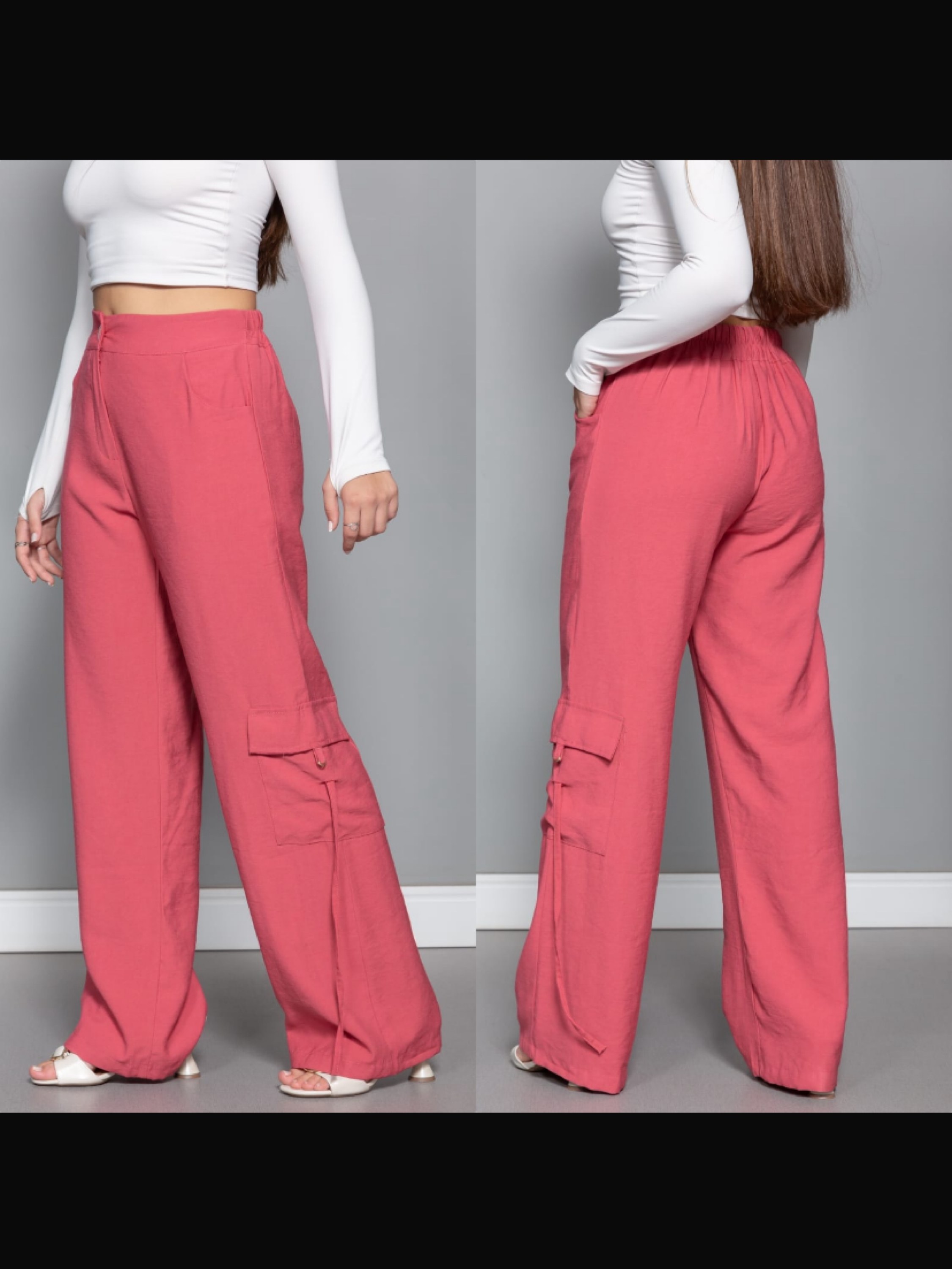 Calça cargo juvenil