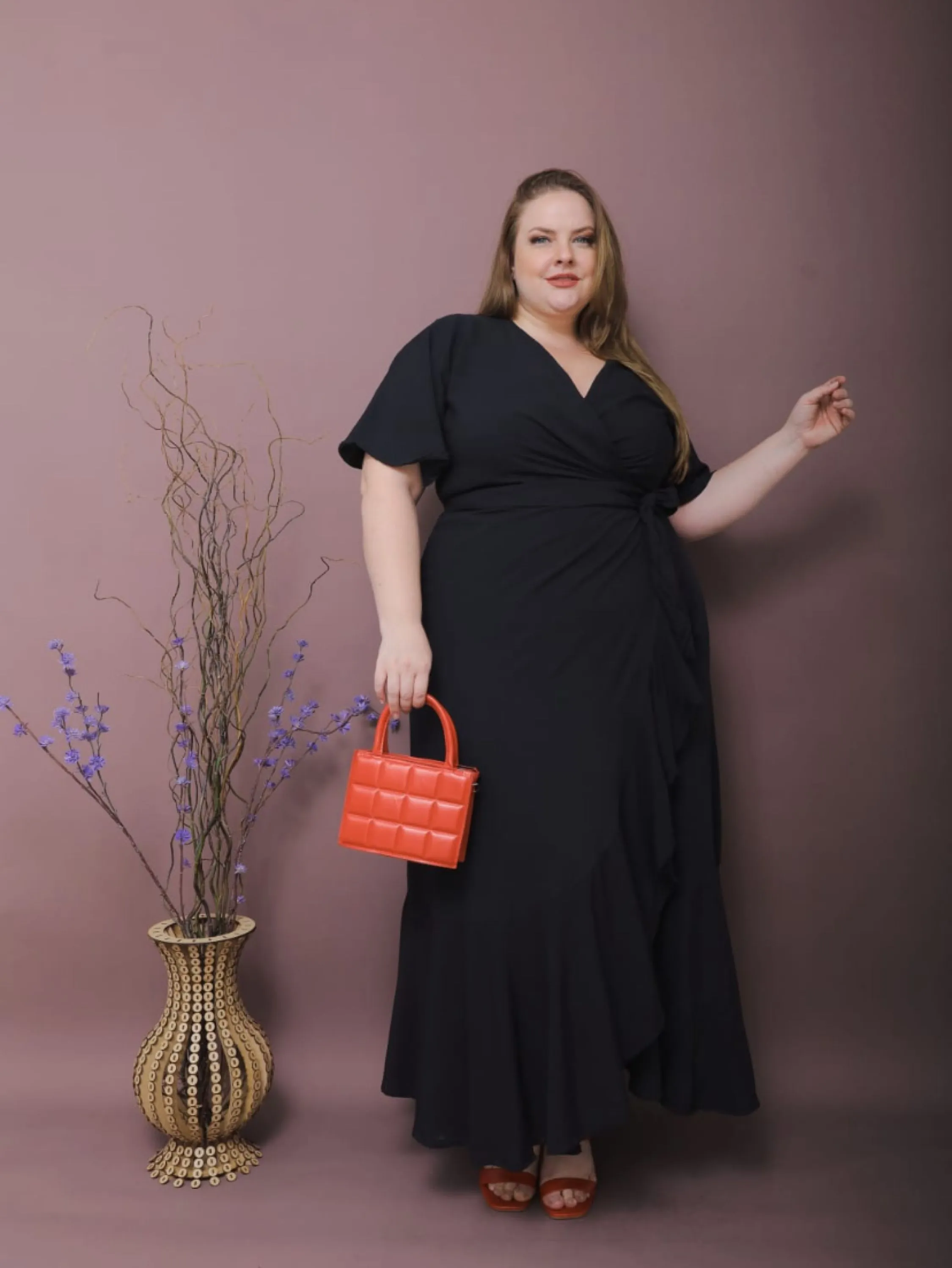 Vestido envelope plus size veste até 54( new 5006)