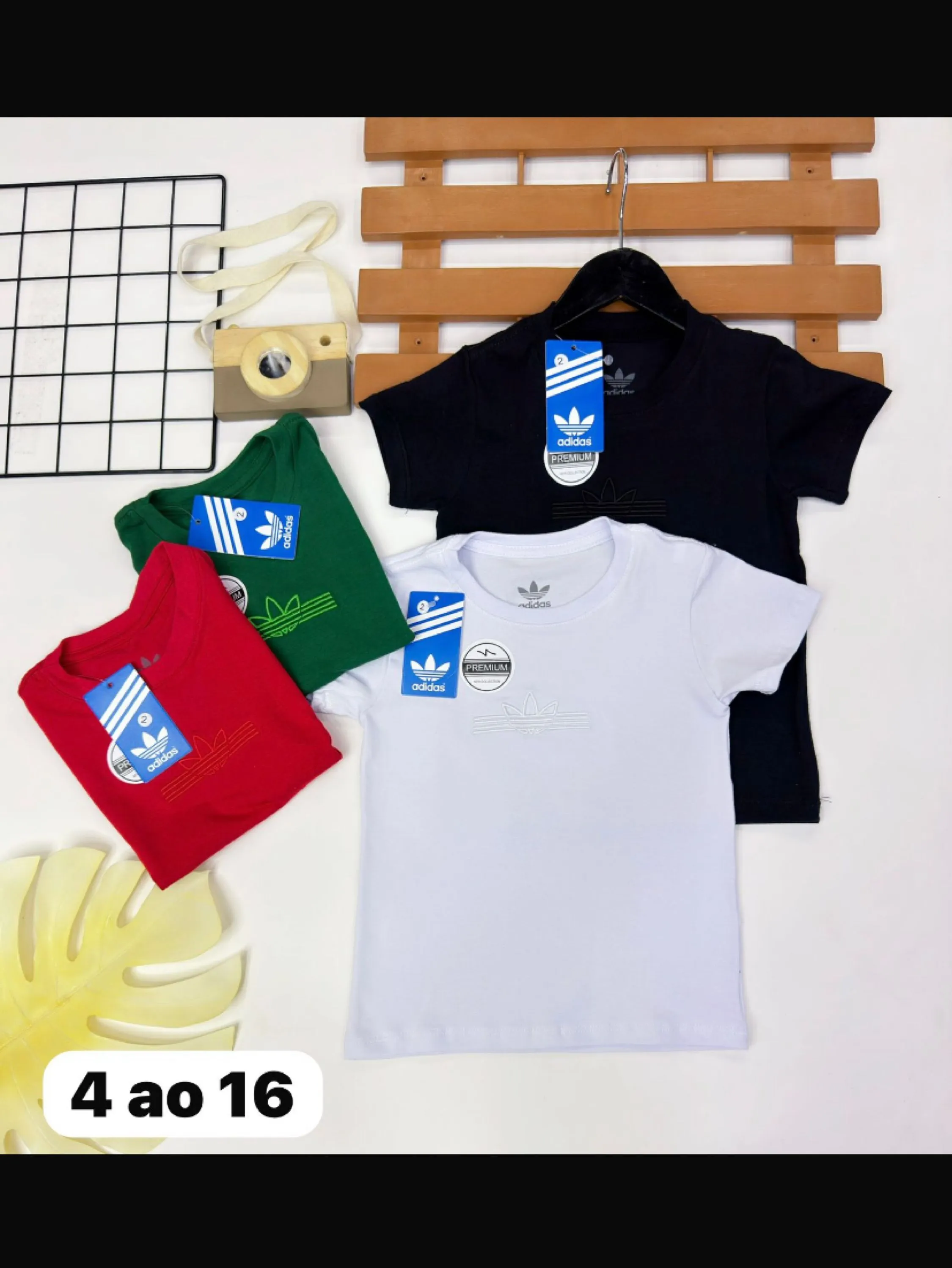 Camiseta adidas infantil /juvenil