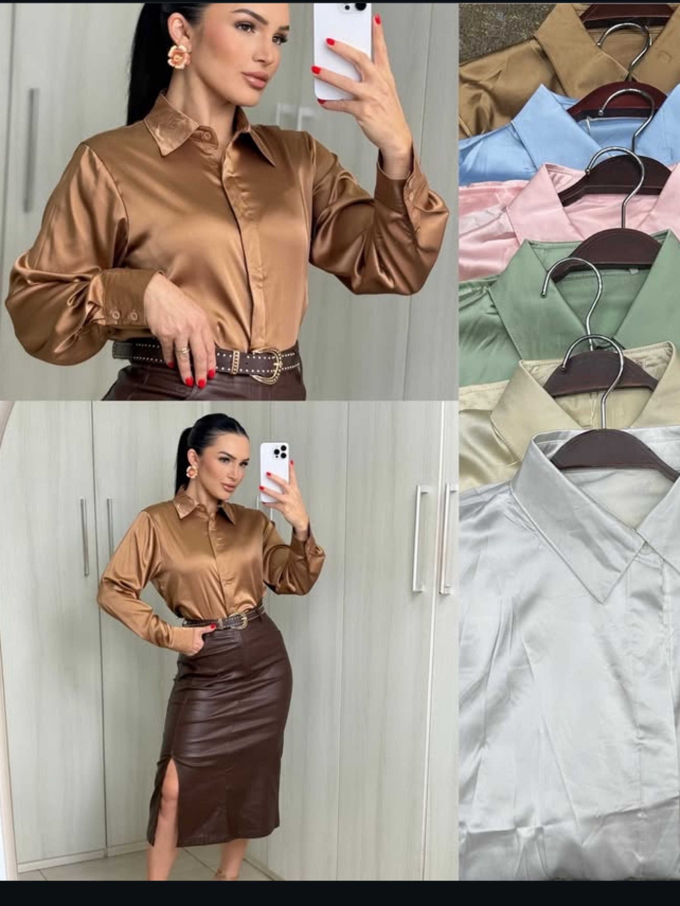 Camisa básica manga longa