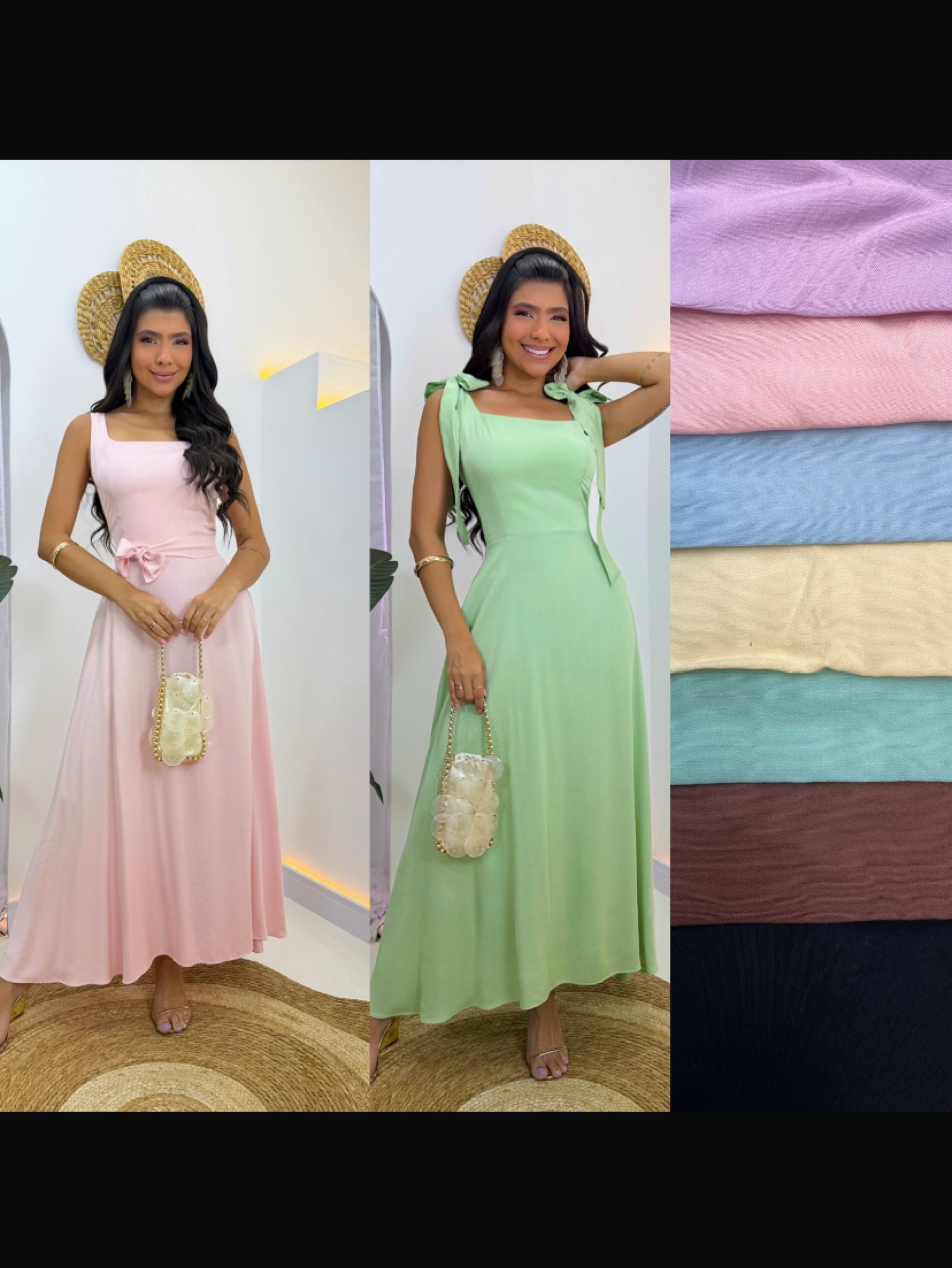 Vestido longo 2 em 1