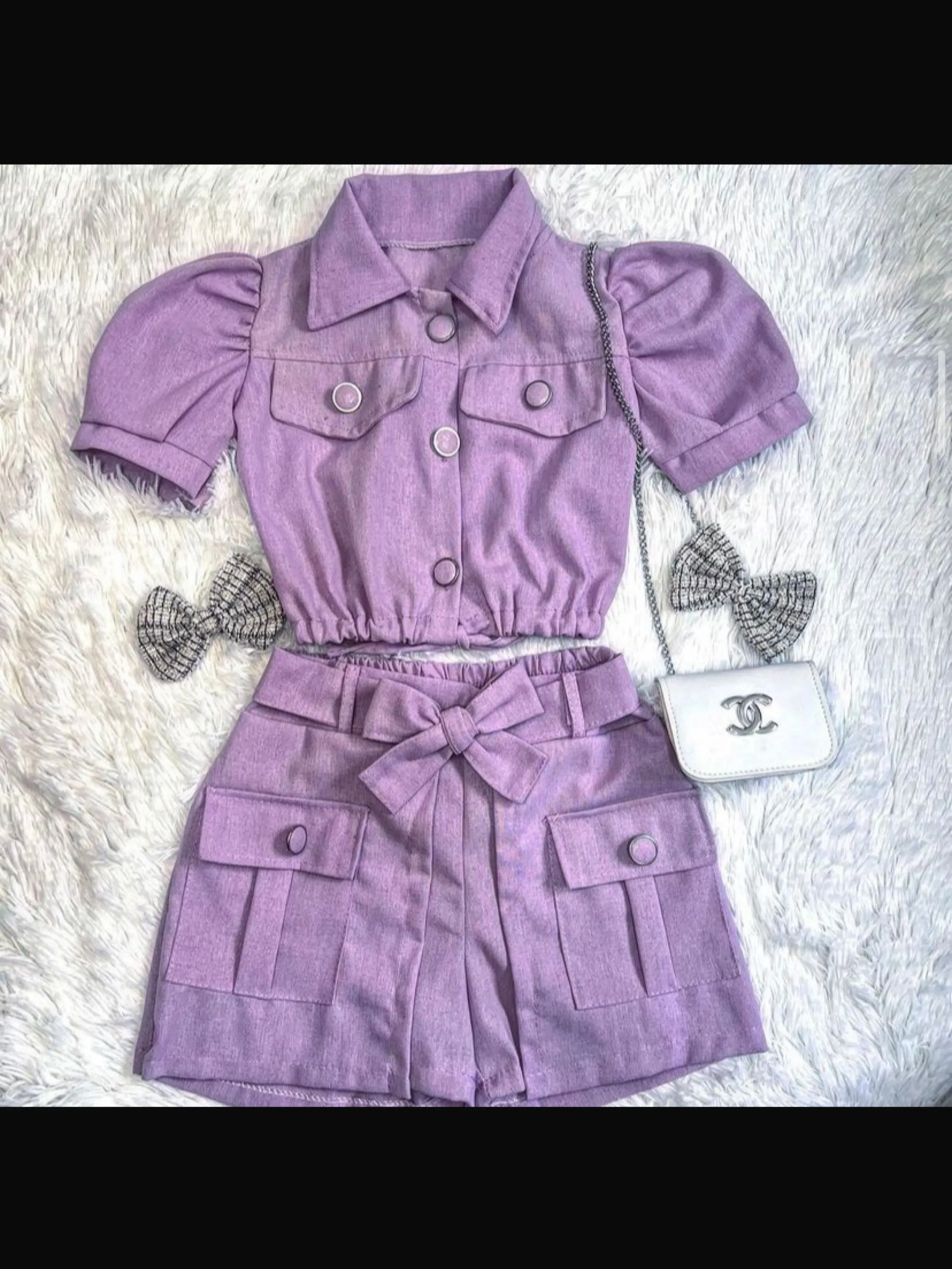 Conjunto sofia infantil tecido linho (  enfrente All)