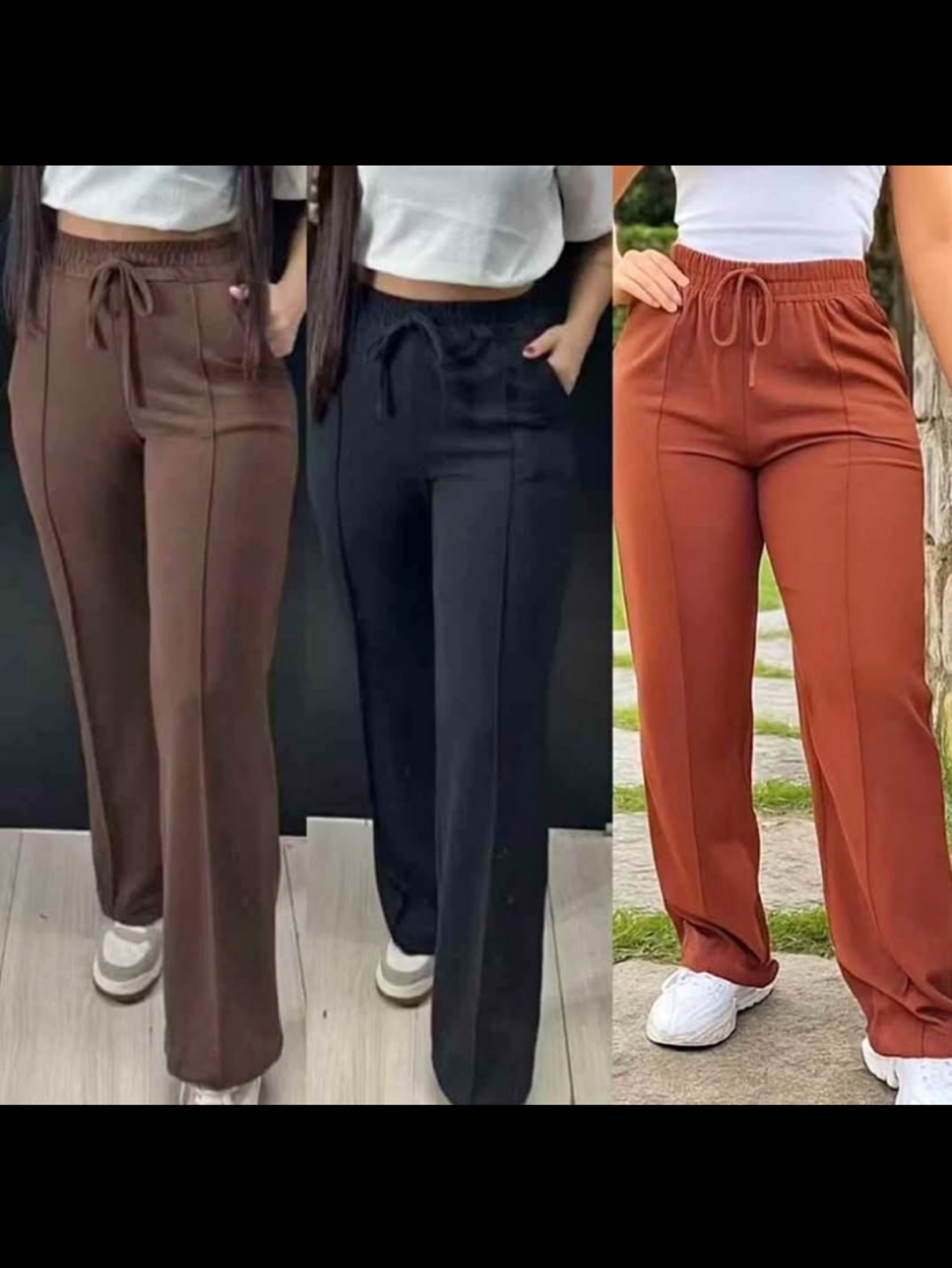 Calça Pantalona lanzinha plus size