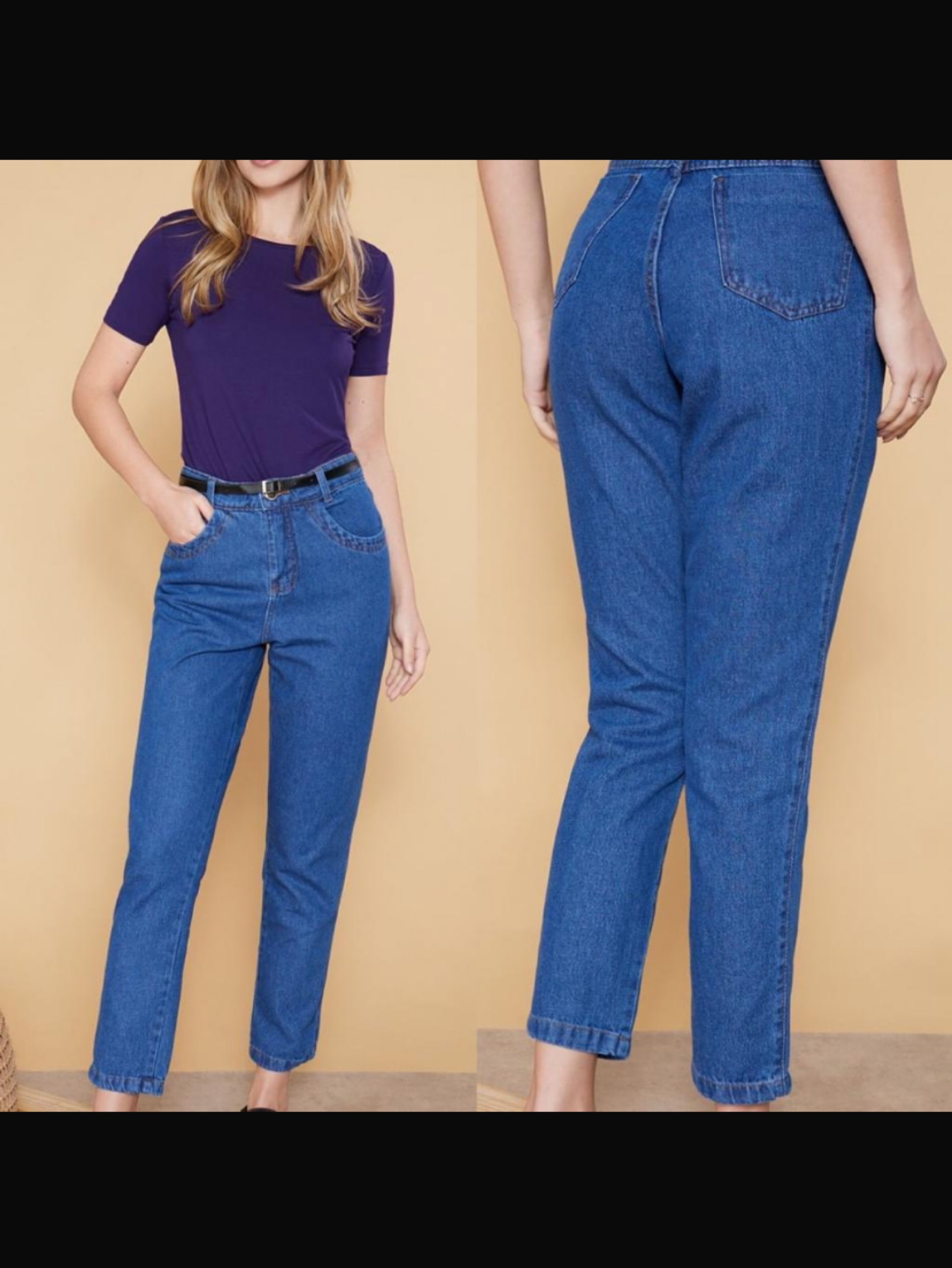 Calça Jeans Mom