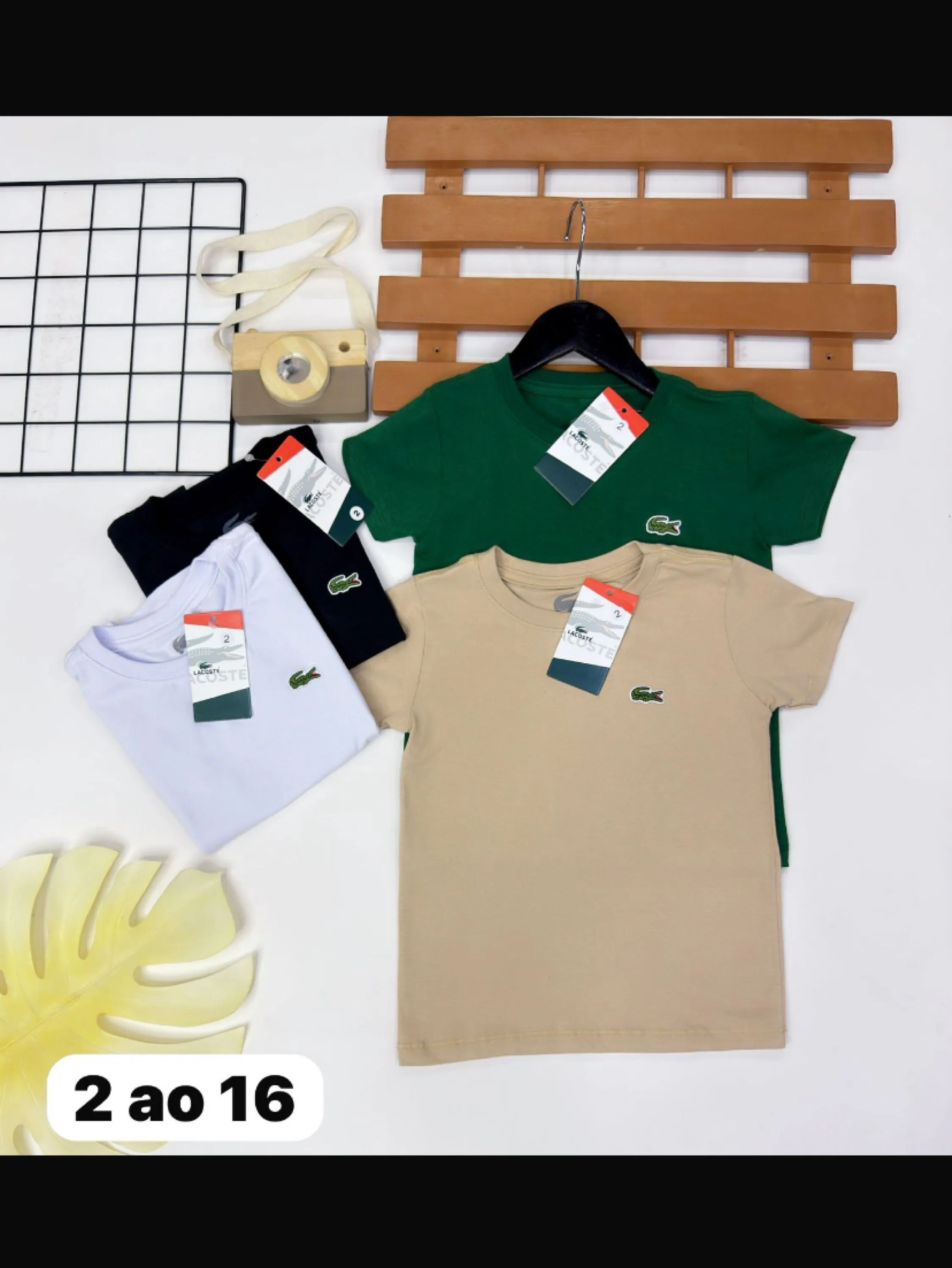 Camiseta Lacoste infantil/juvenil