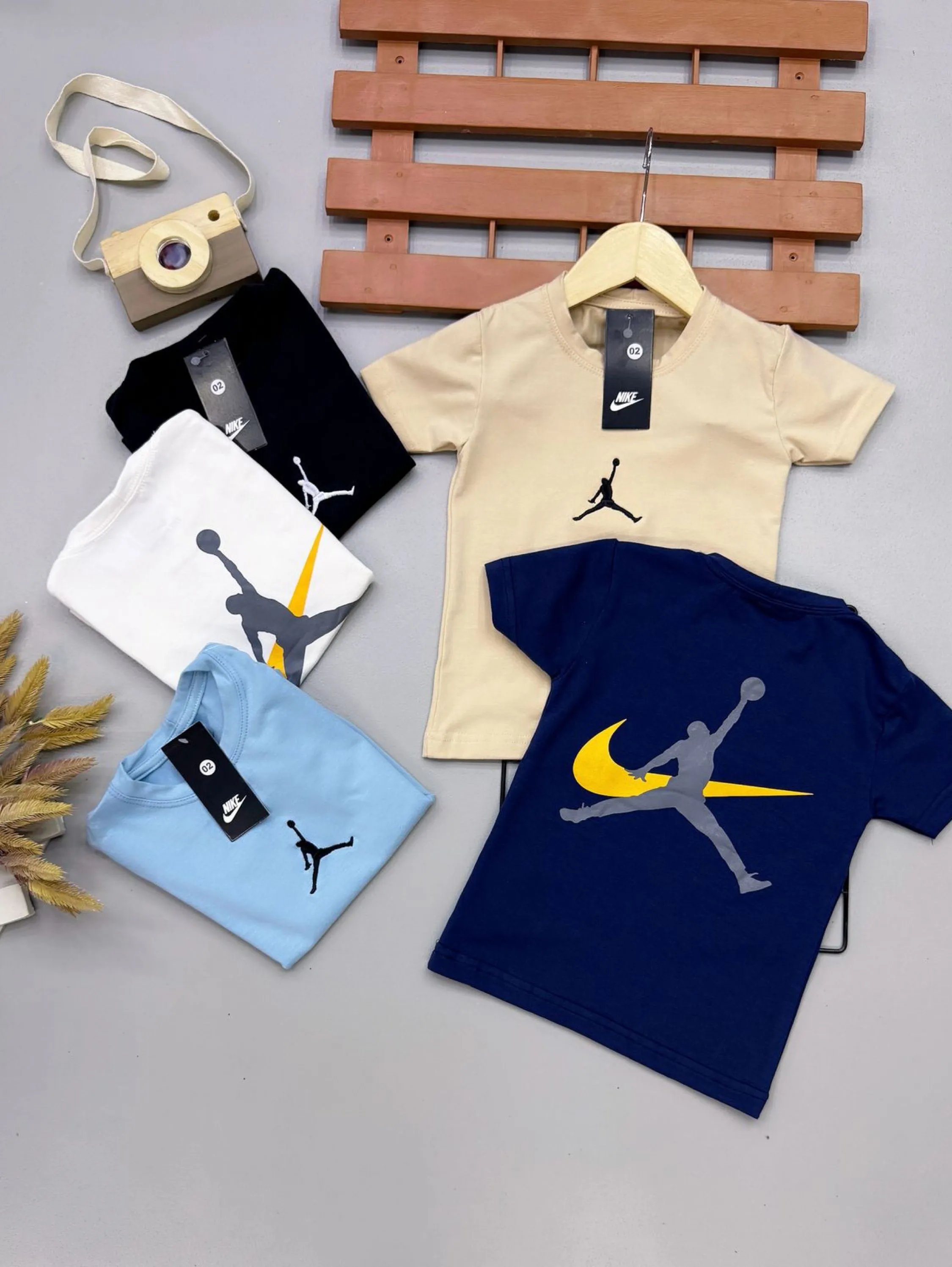 Camiseta Jordan infantil/juvenil malha peruana