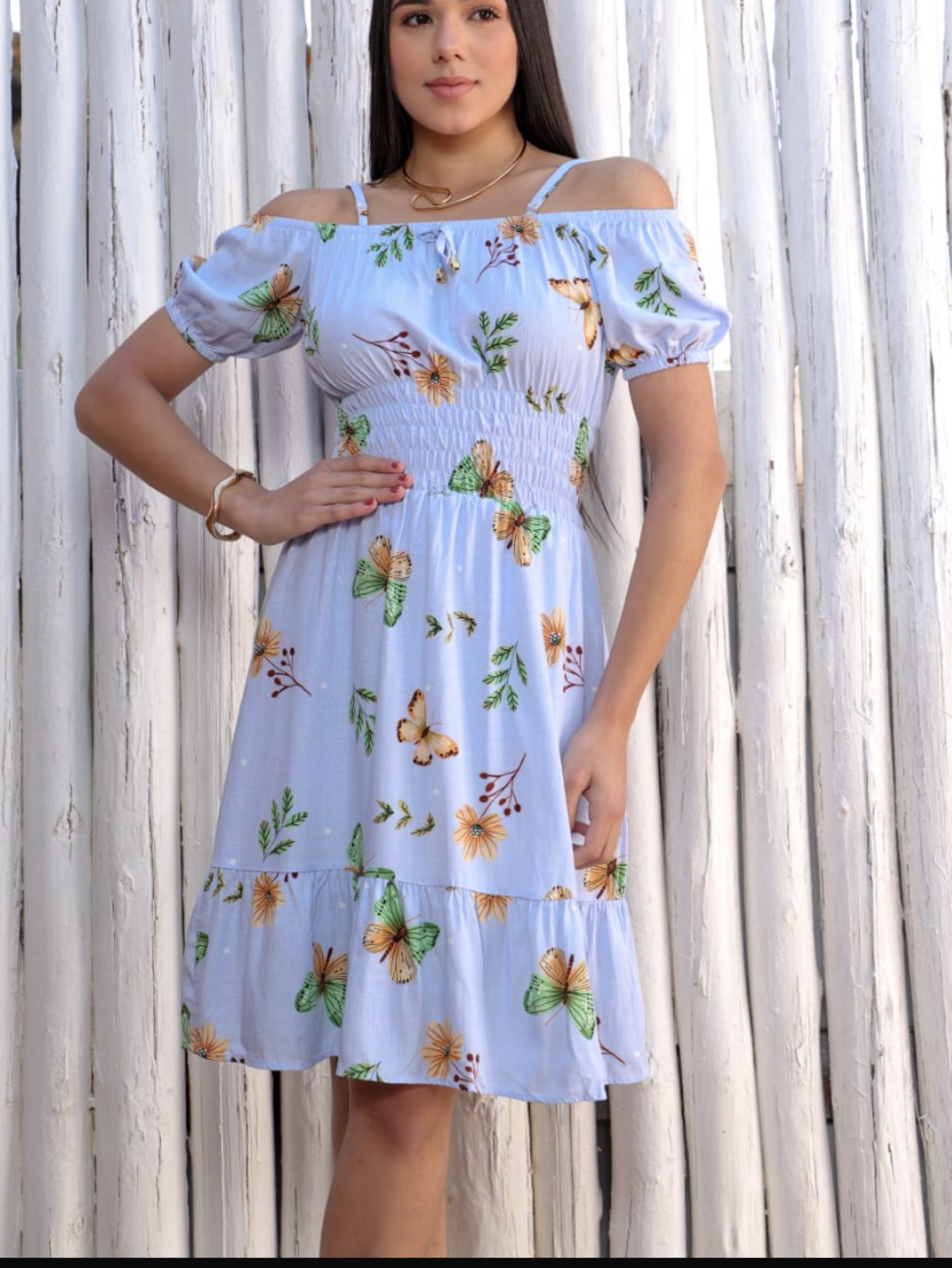 Vestido ciganinha juvenil