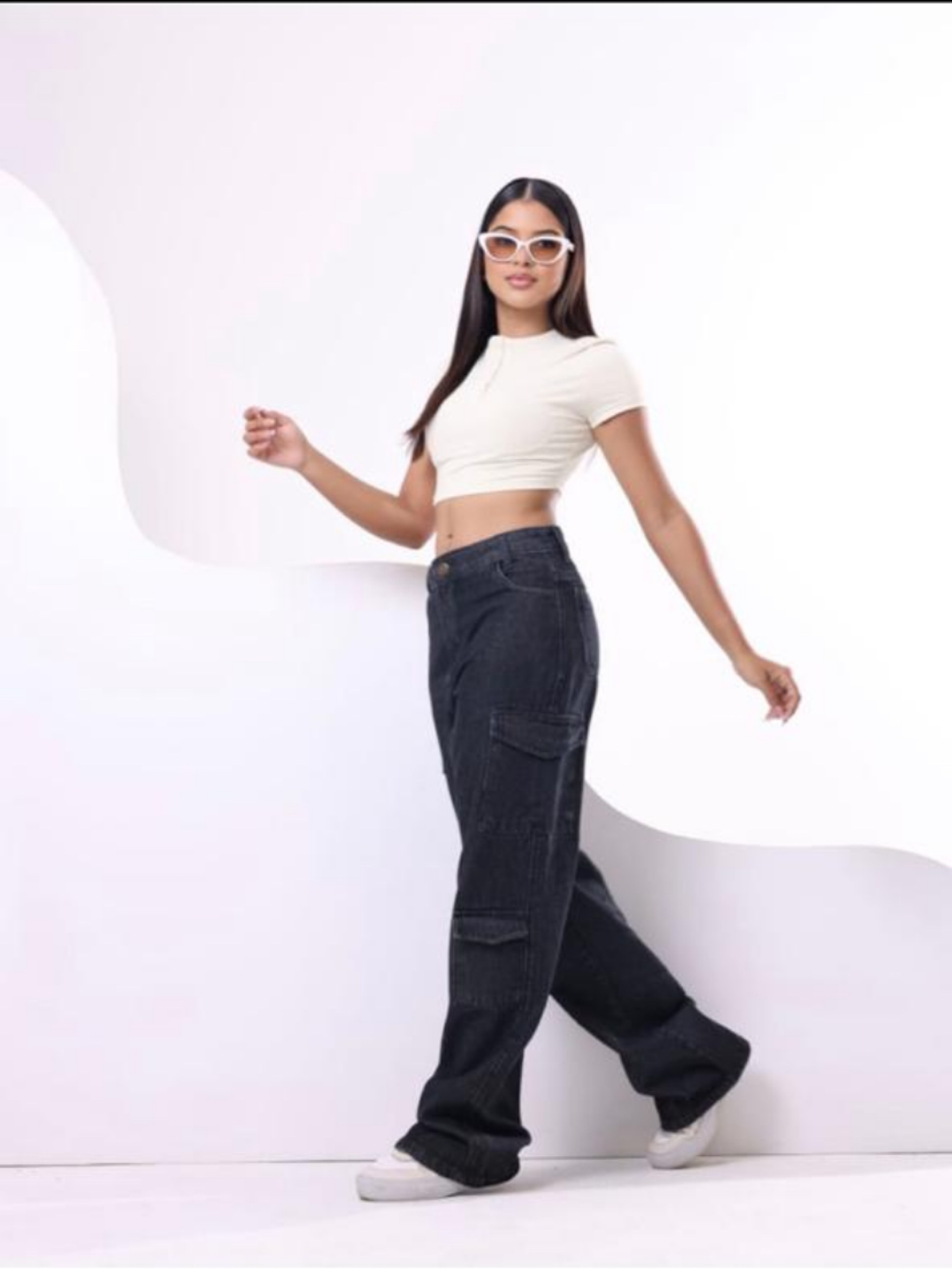 Calça cargo 4 bolsos juvenil