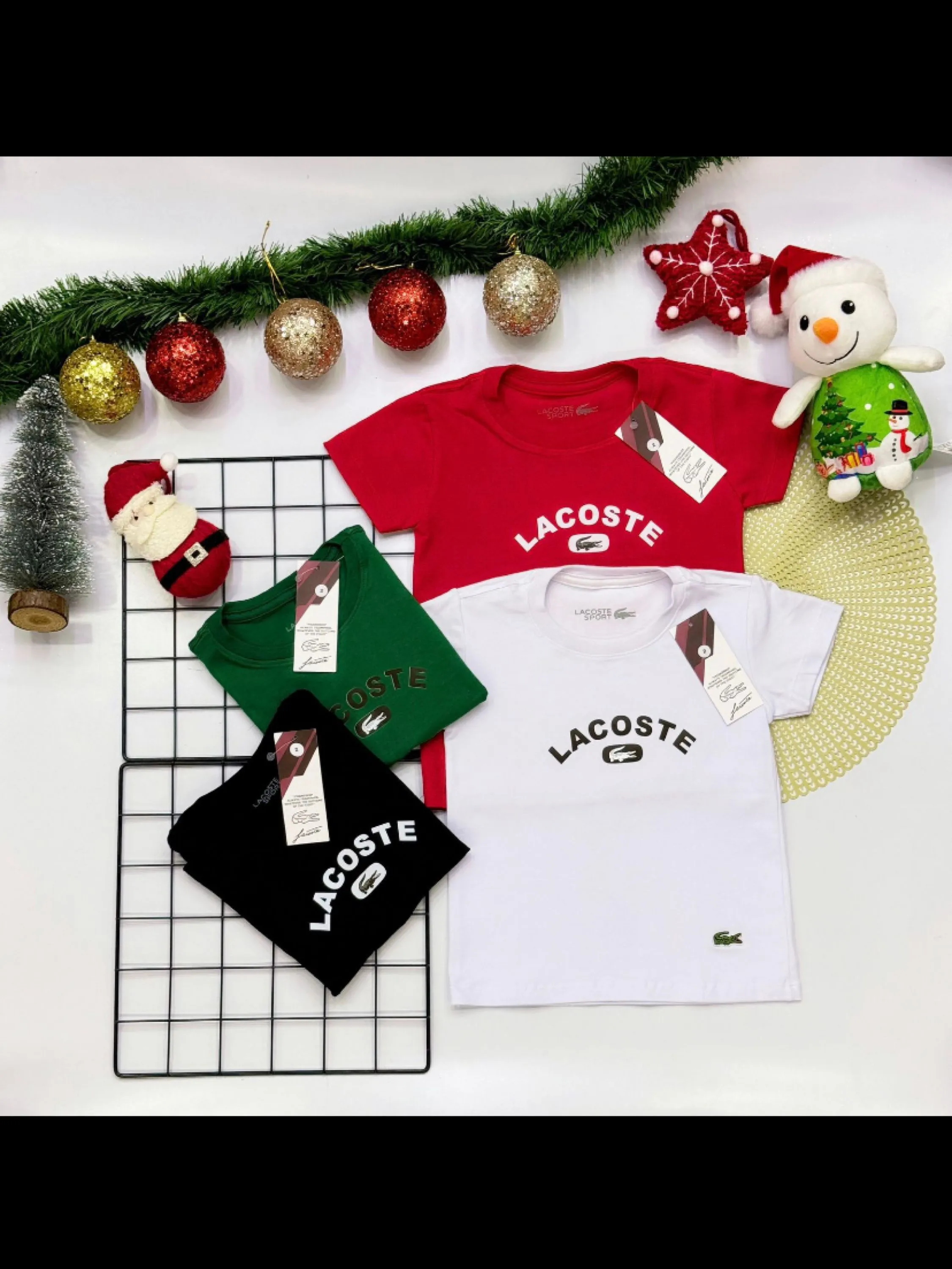 Camiseta Lacoste infantil /juvenil linha premium