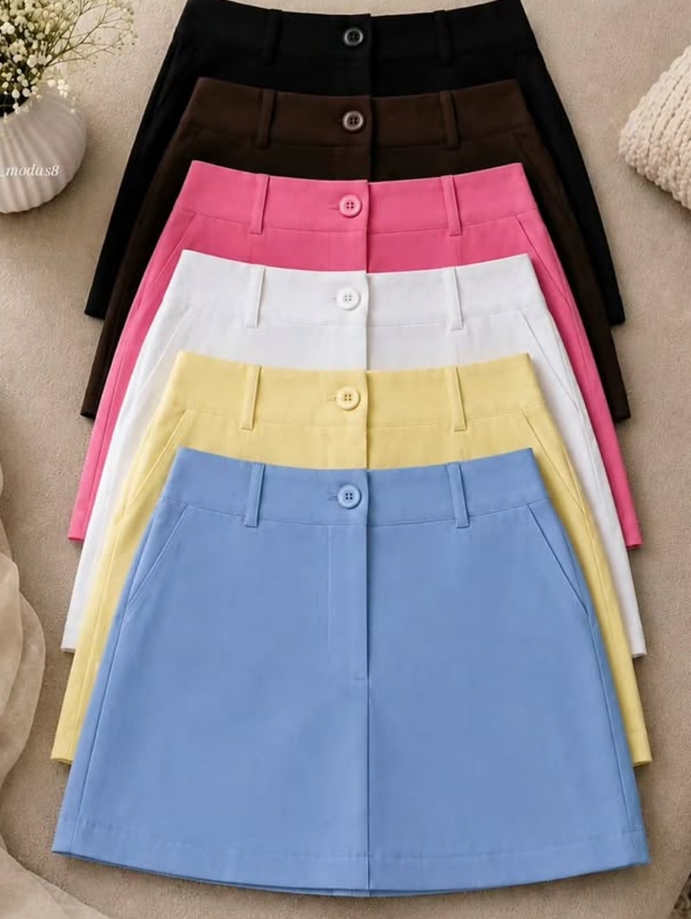 Shorts saia feminino