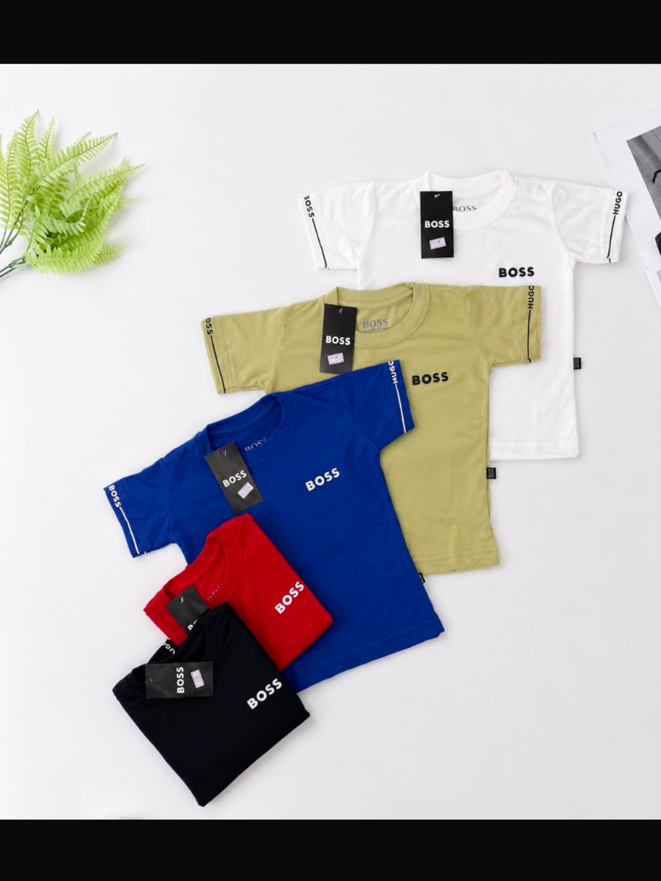 Camiseta Boss infantil/juvenil