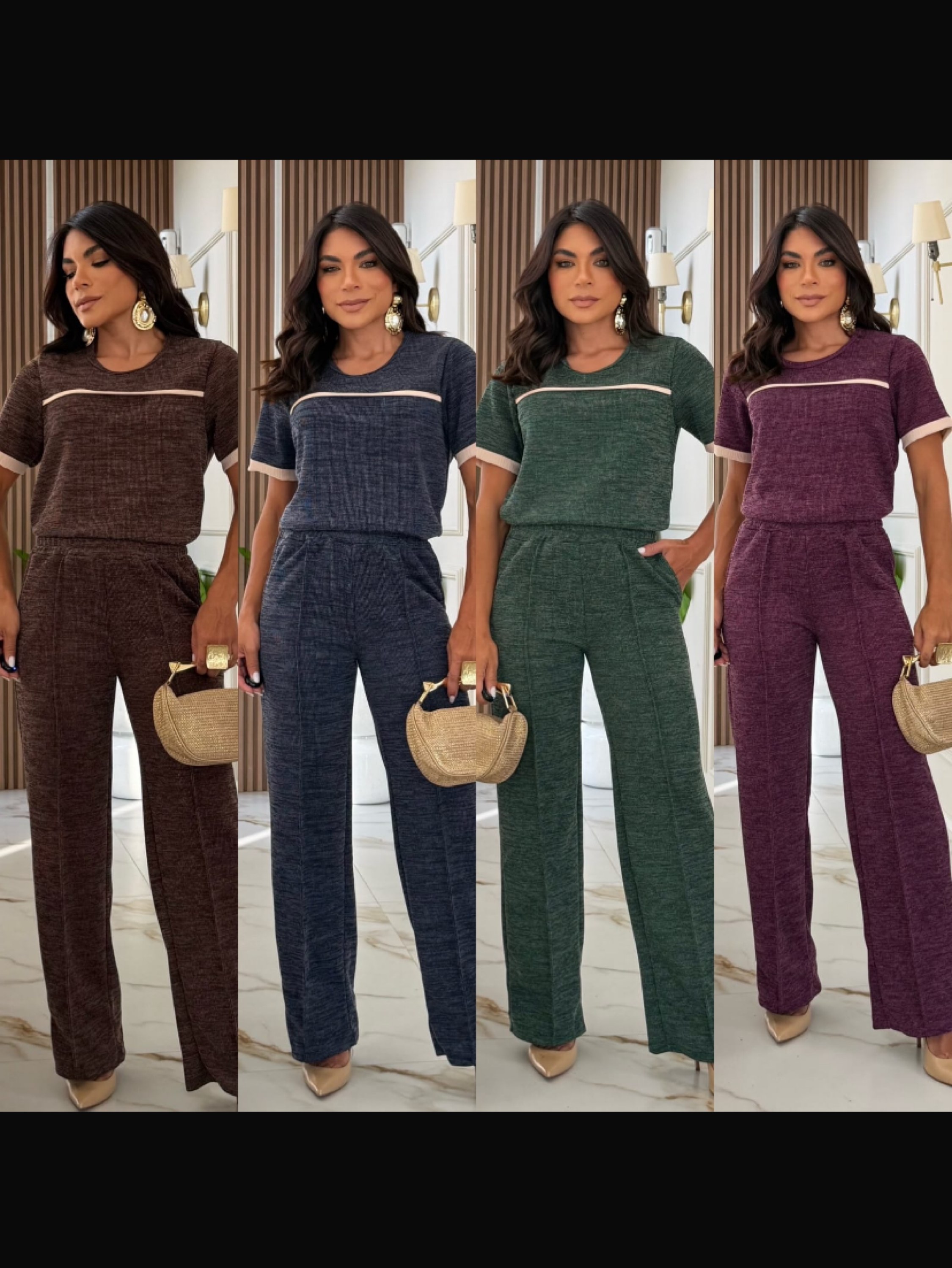 Conjunto calça e blusa