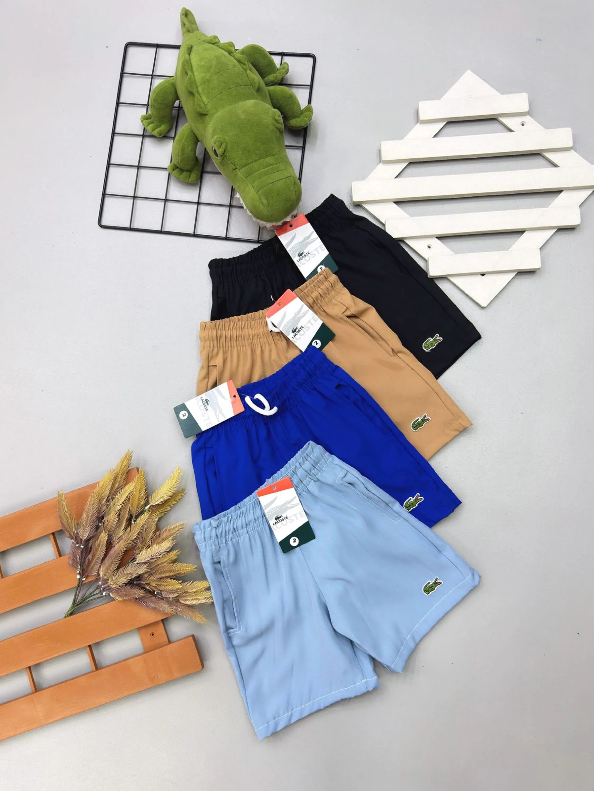 Bermuda tactel Lacoste infantil/juvenil
