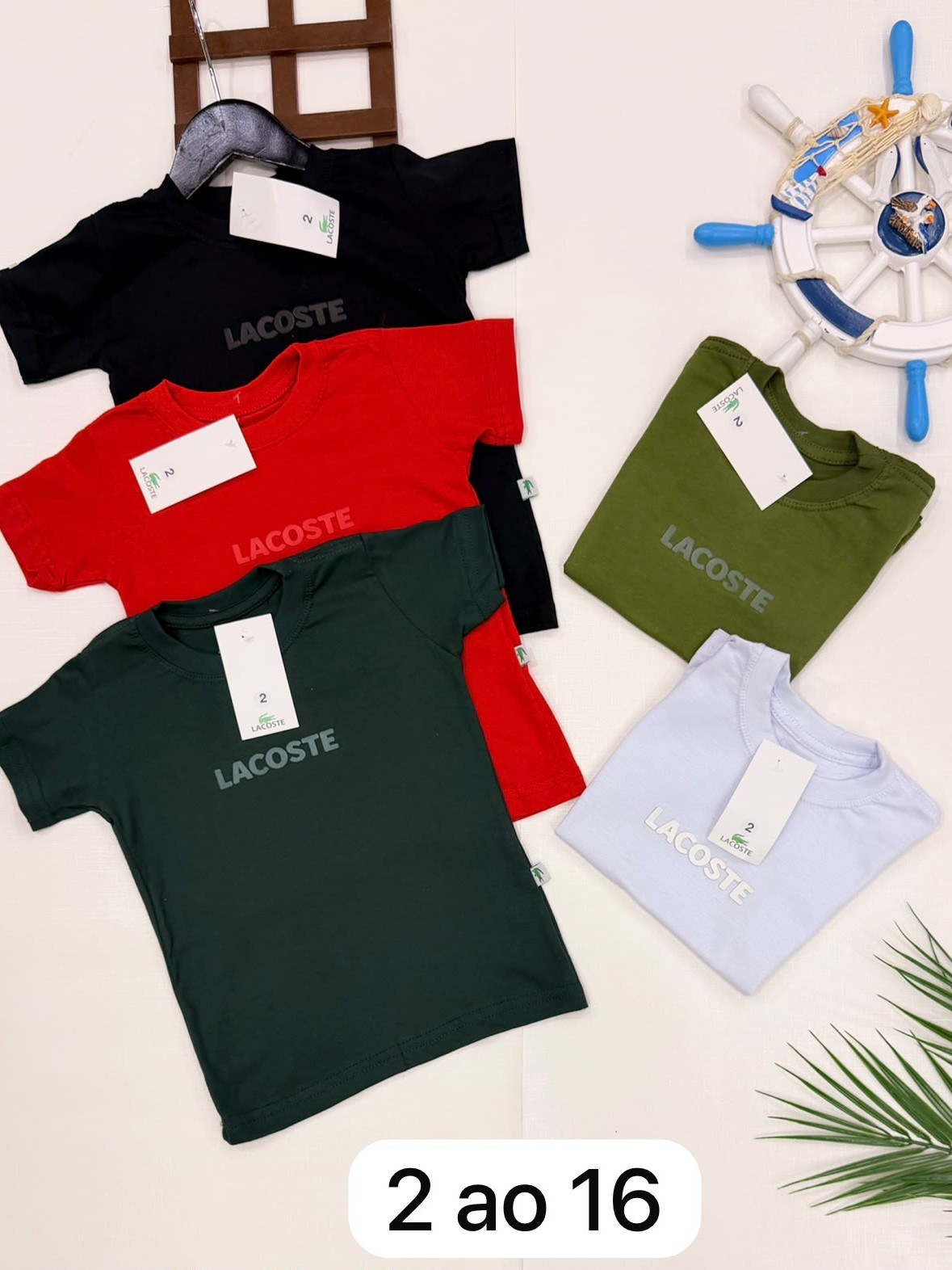 Camiseta Lacoste infantil/juvenil